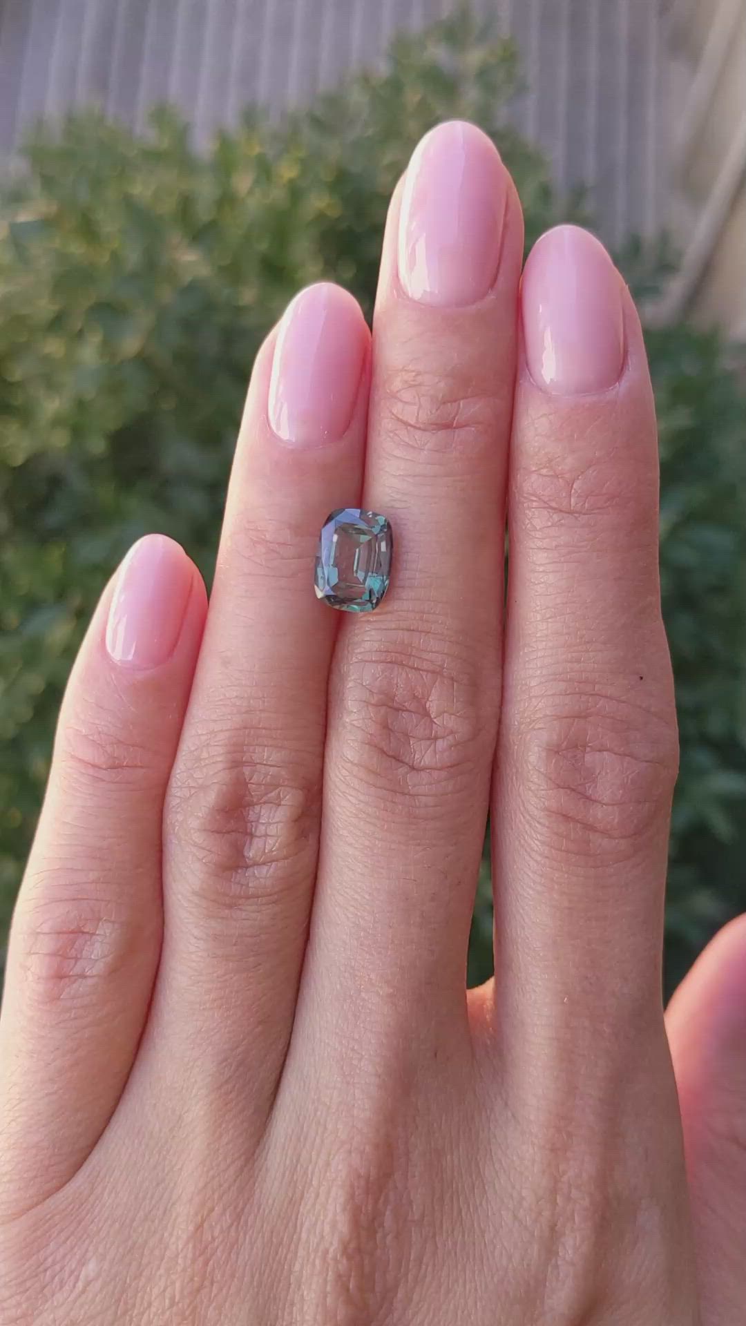 2.71 Ct. Alexandrite from Brazil Size Video