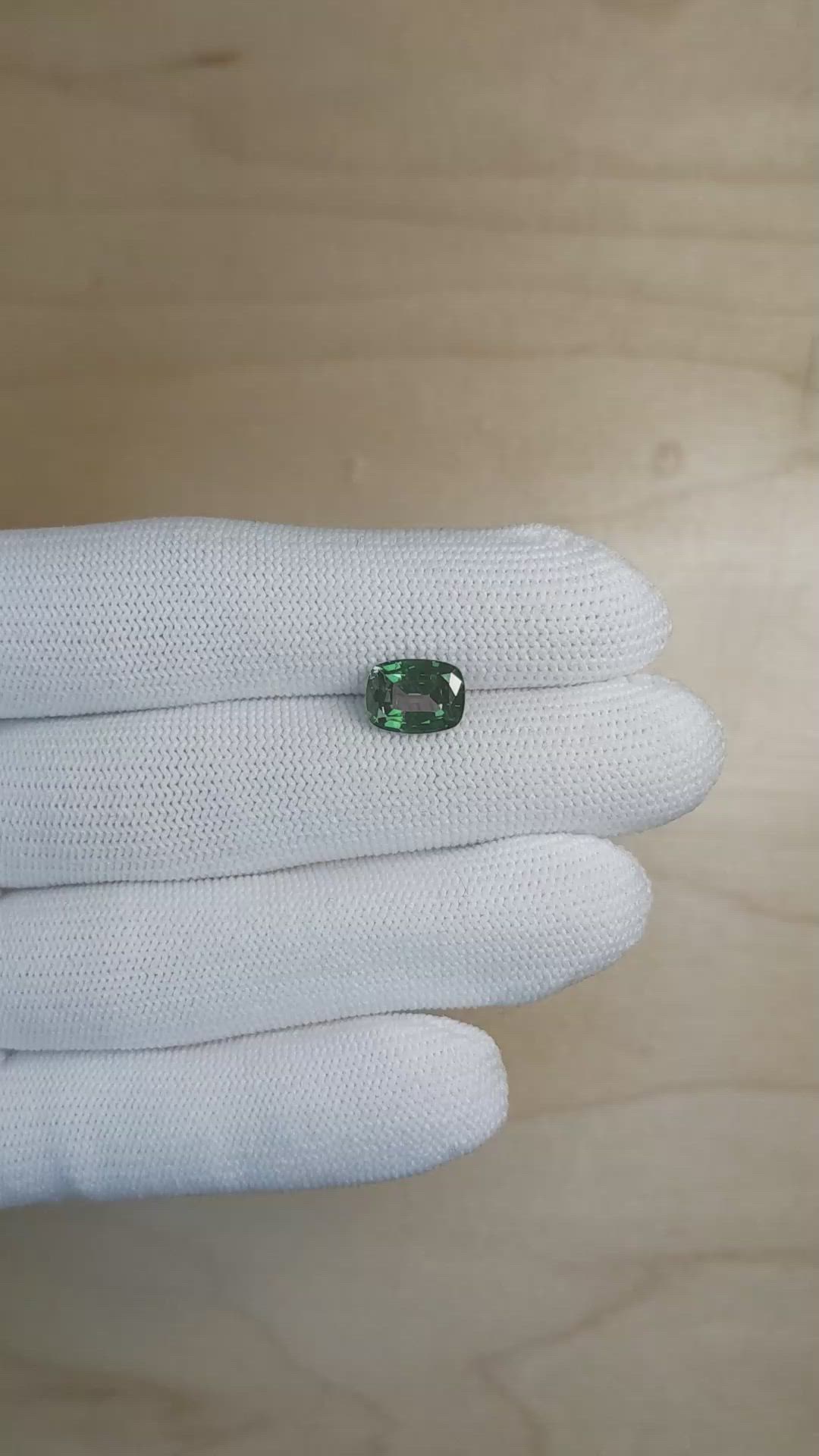 2.71 Ct. Alexandrite from Brazil Size Video