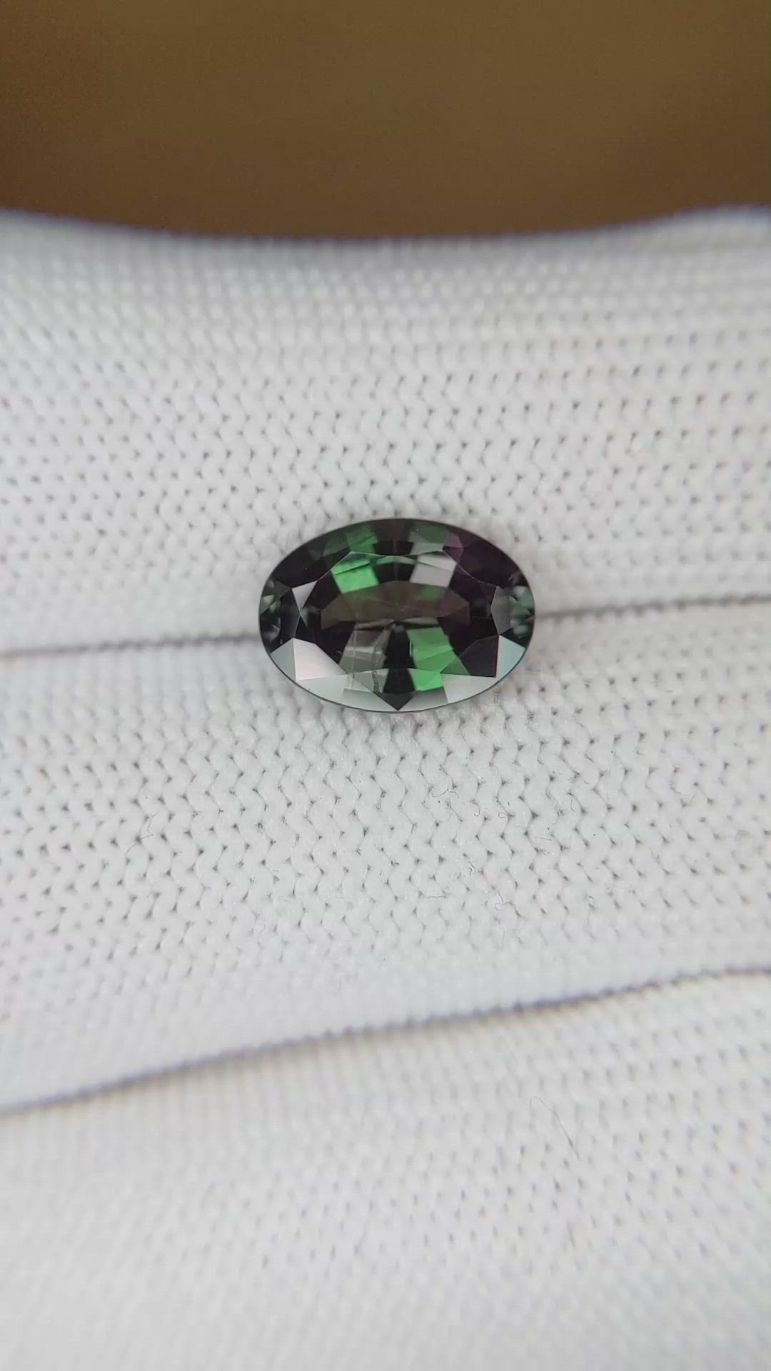 2.98 Ct. Alexandrite from Brazil Size Video