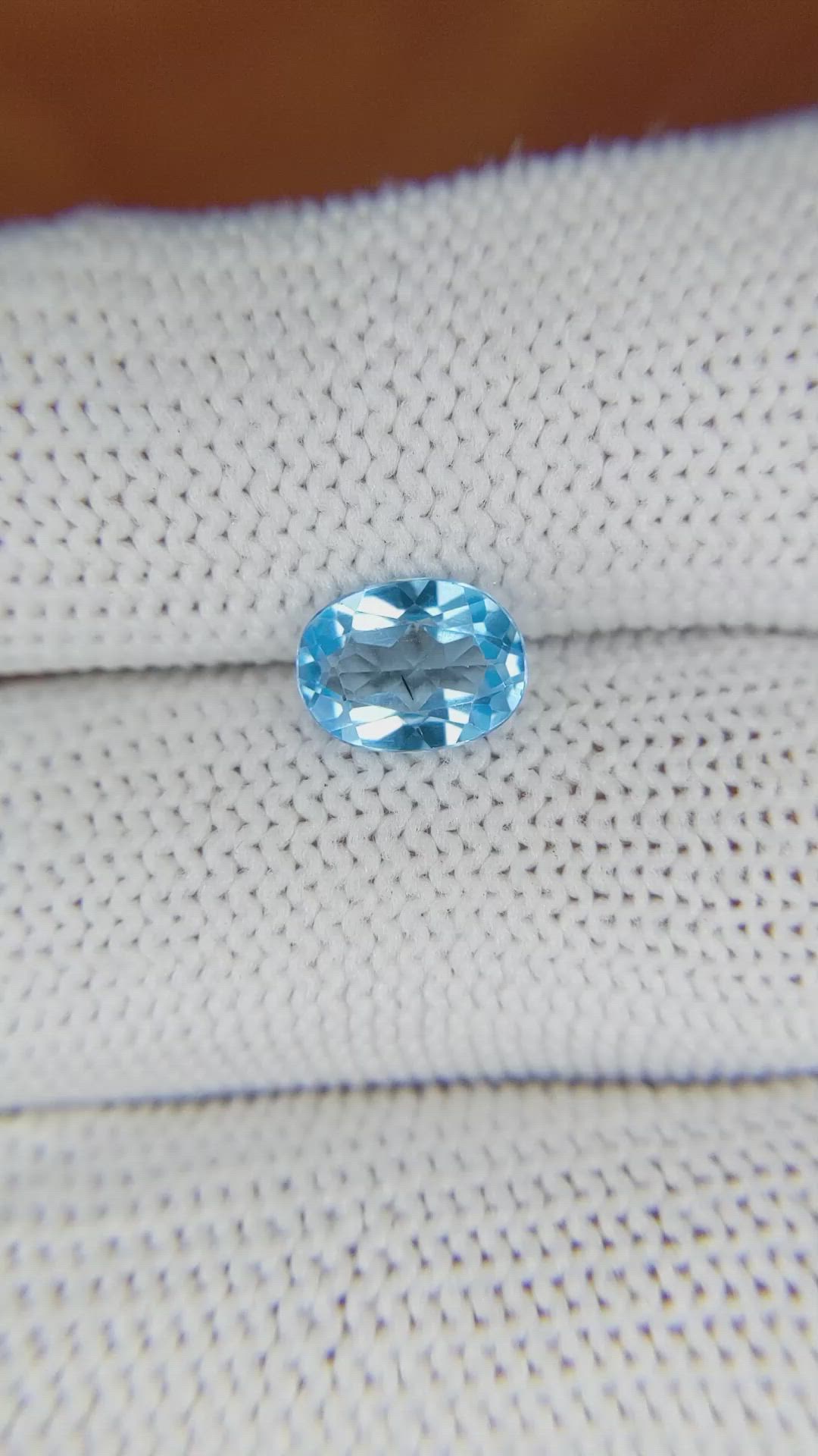 1.44 Ct. Topaz from Brazil Size Video