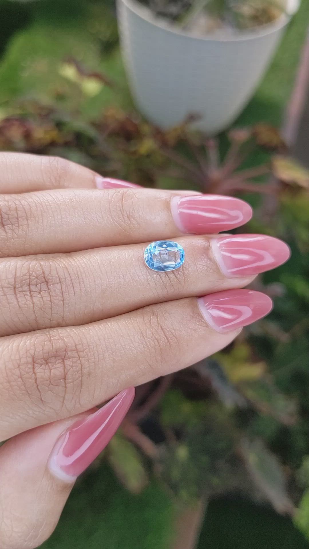 1.44 Ct. Topaz from Brazil Size Video