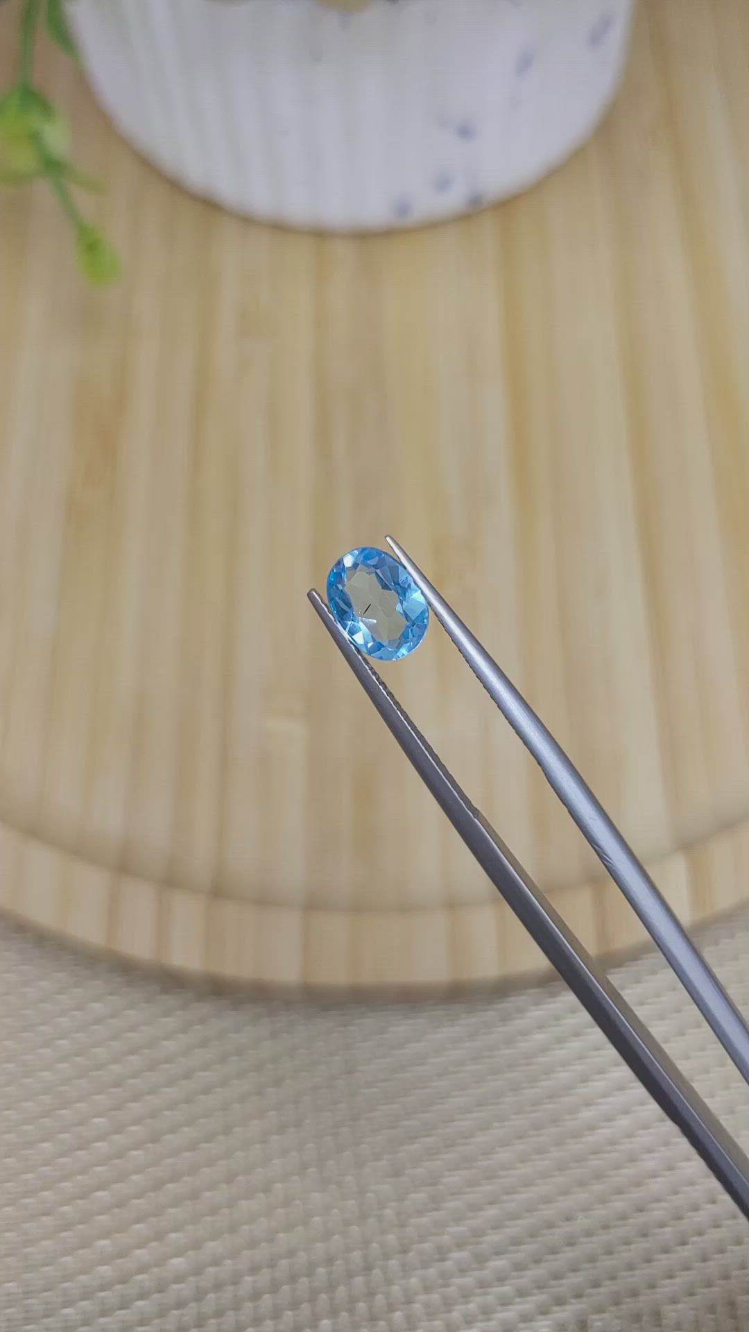 1.44 Ct. Topaz from Brazil Size Video