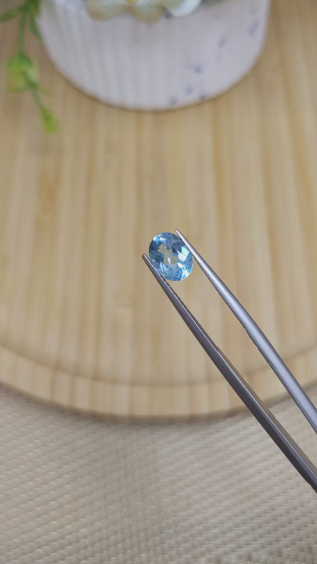 1.60 Ct. Topaz from Brazil Size Video