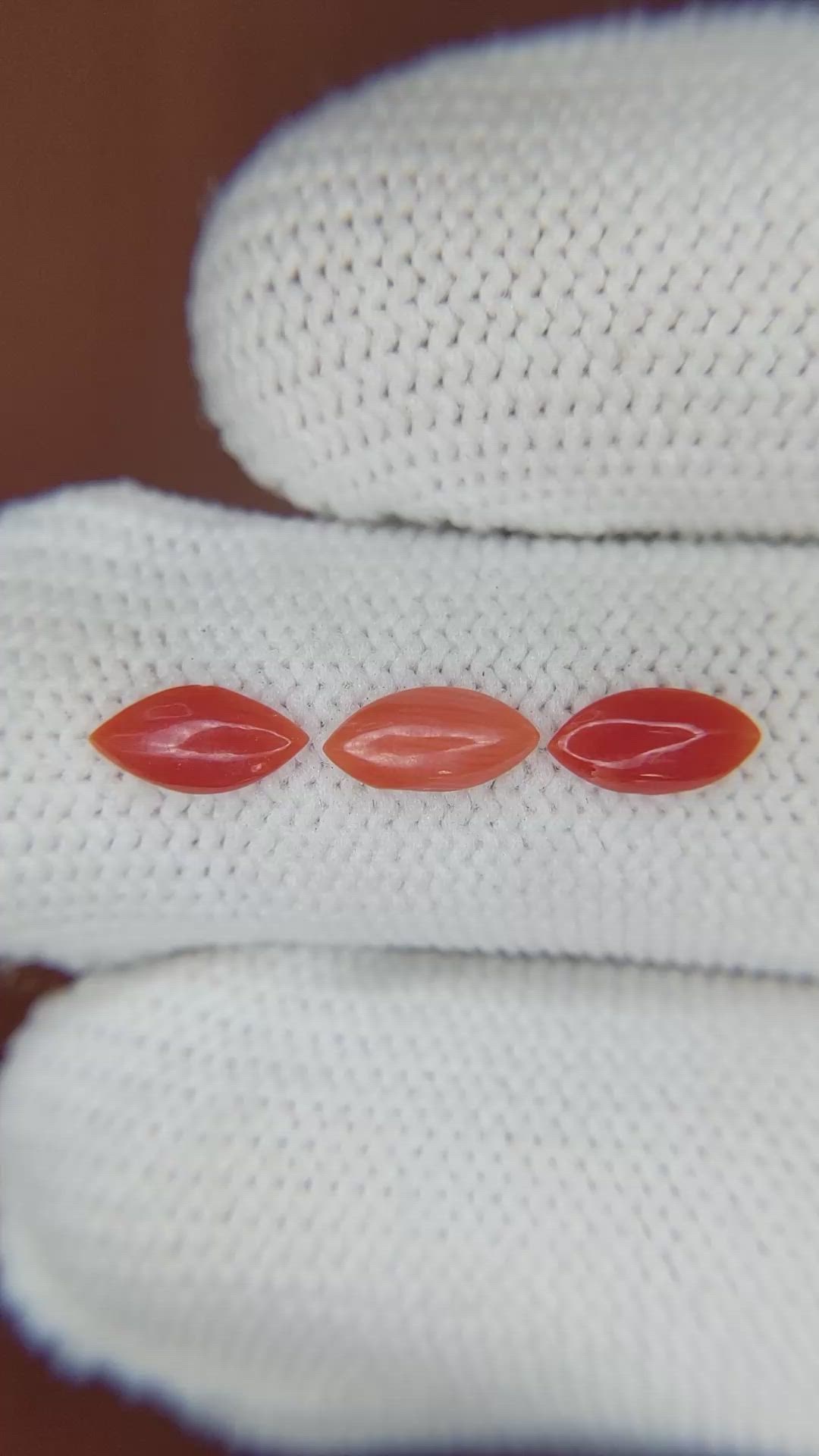 69.69 Ct. Cabochon Coral from Italy Size Video