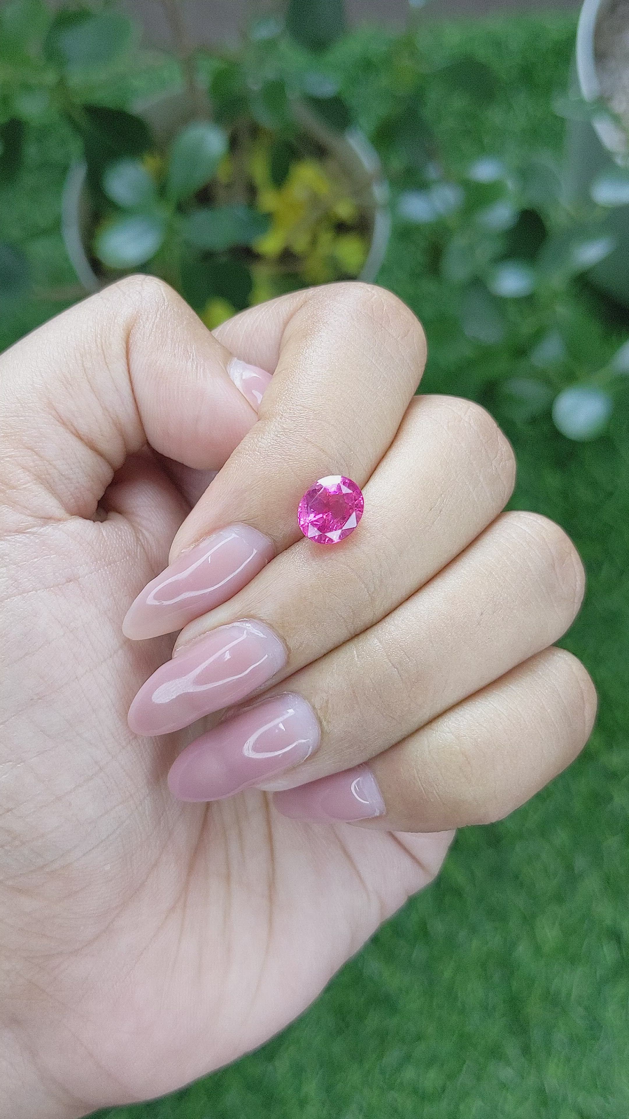 2.04 Ct. Spinel from Tanzania Size Video