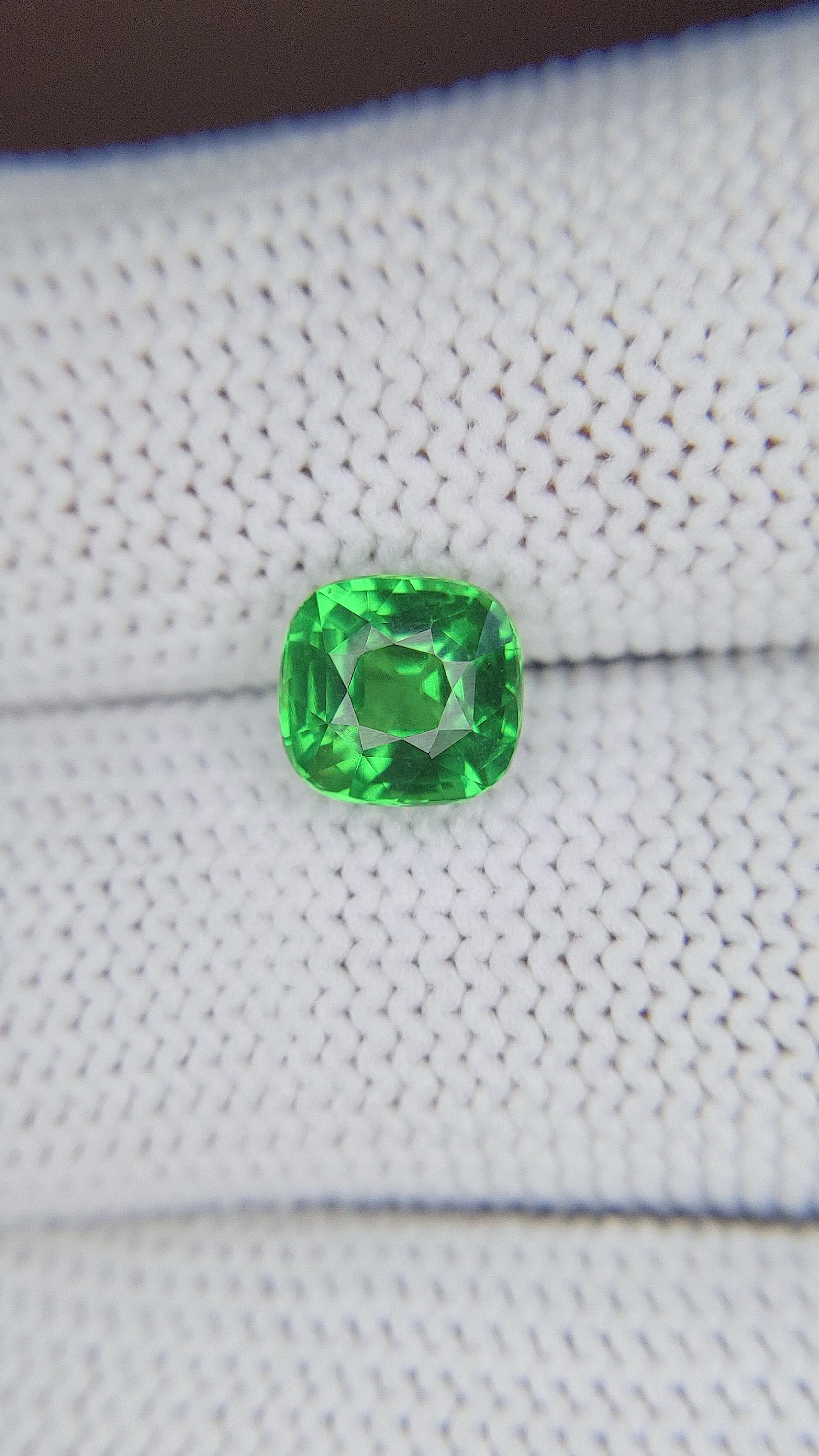 2.24 Ct. Tsavorite Garnet from Tanzania Size Video