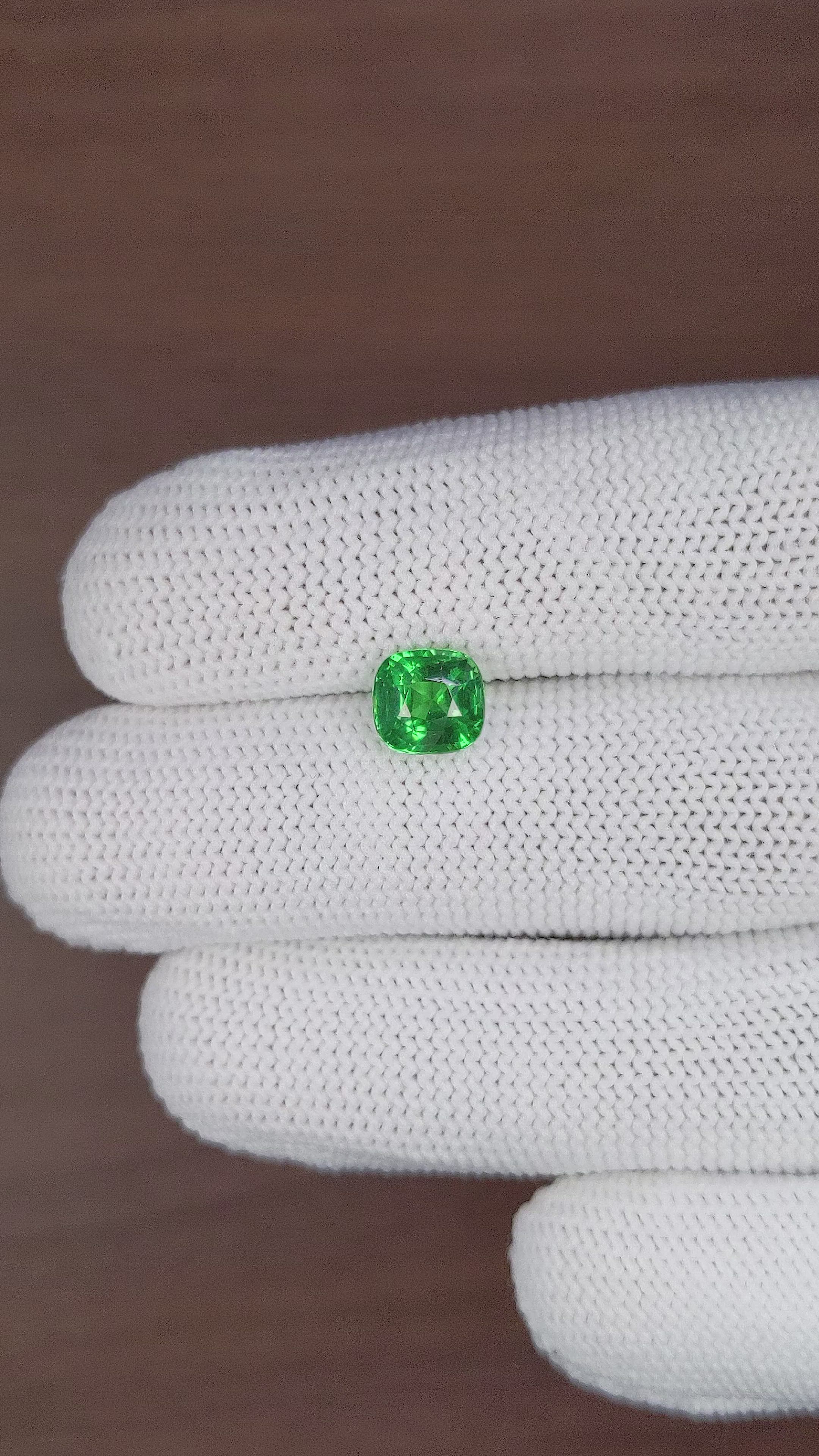 2.24 Ct. Tsavorite Garnet from Tanzania Size Video