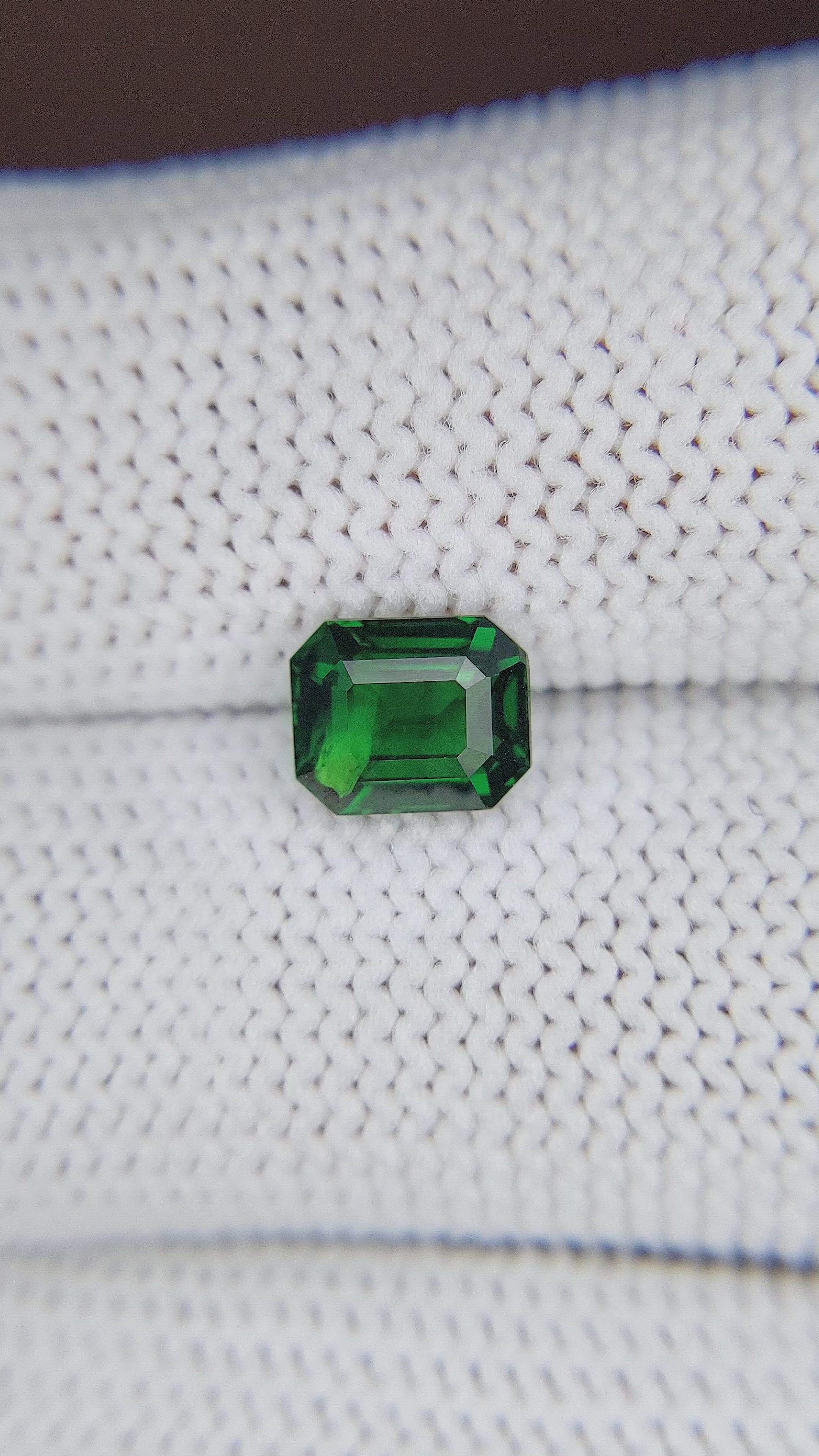 1.60 Ct. Tsavorite Garnet from Tanzania Size Video