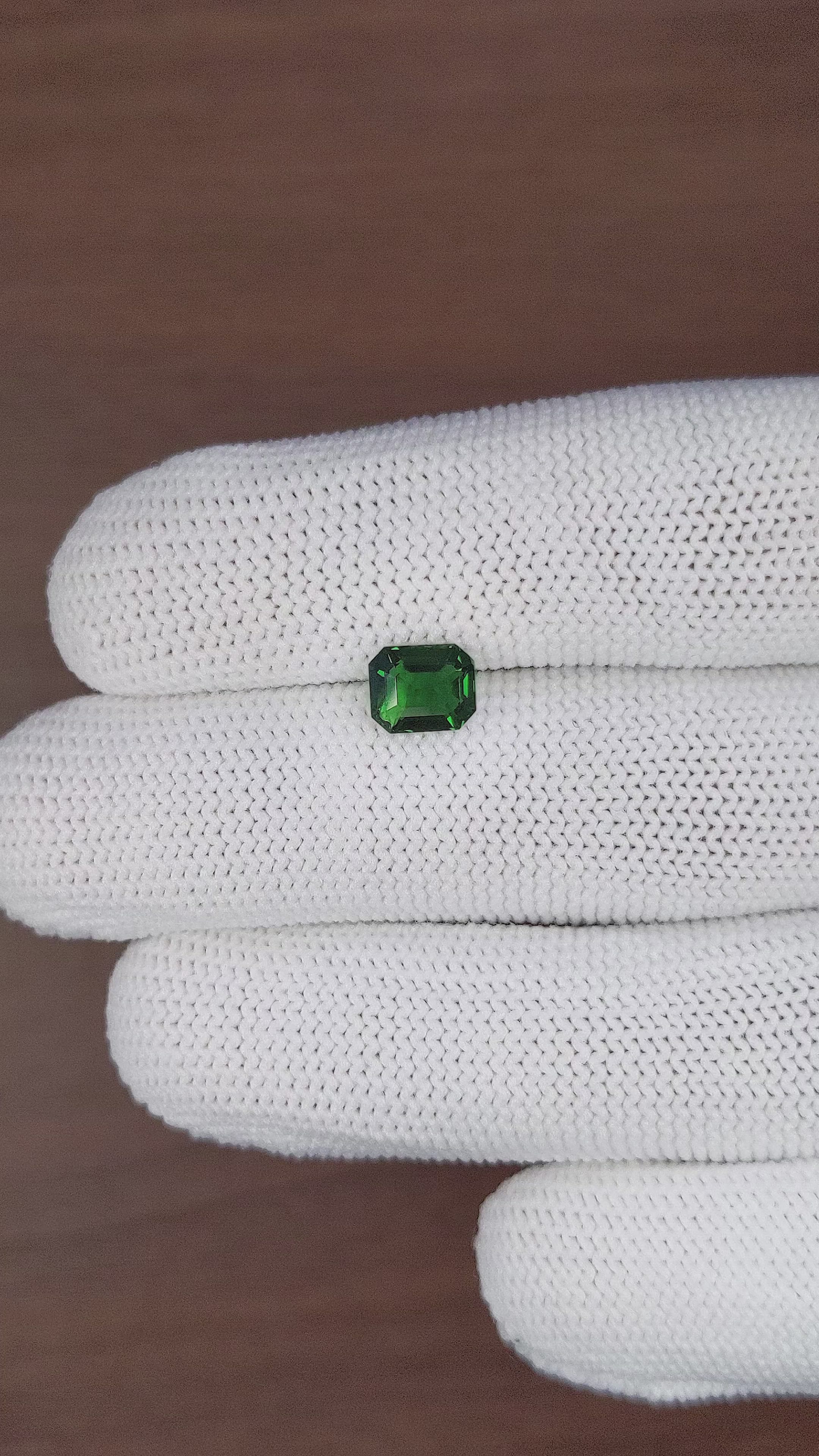 1.60 Ct. Tsavorite Garnet from Tanzania Size Video