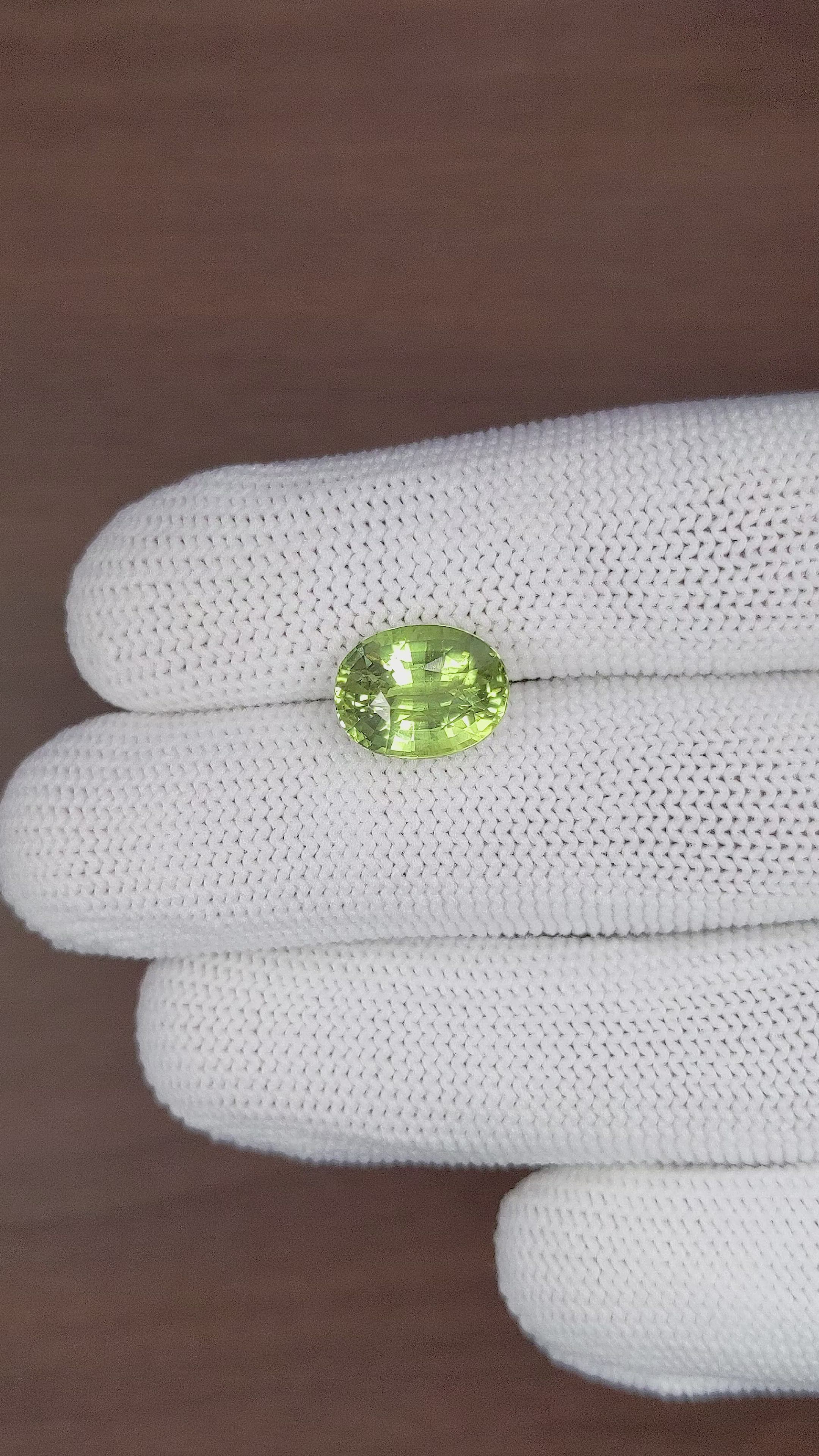 6.17 Ct. Chrysoberyl from Tanzania Size Video