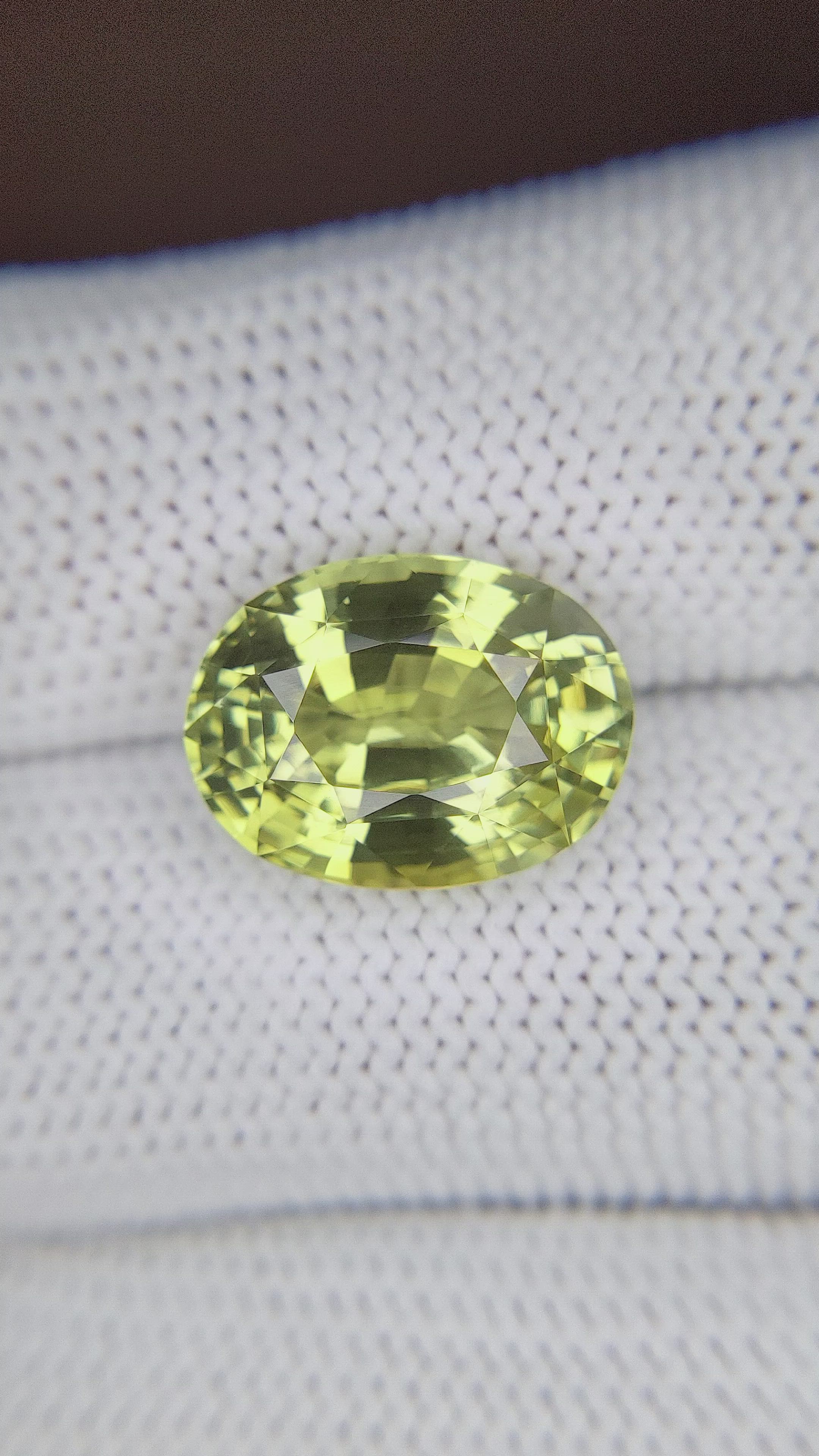 10.36 Ct. Chrysoberyl from Tanzania Size Video