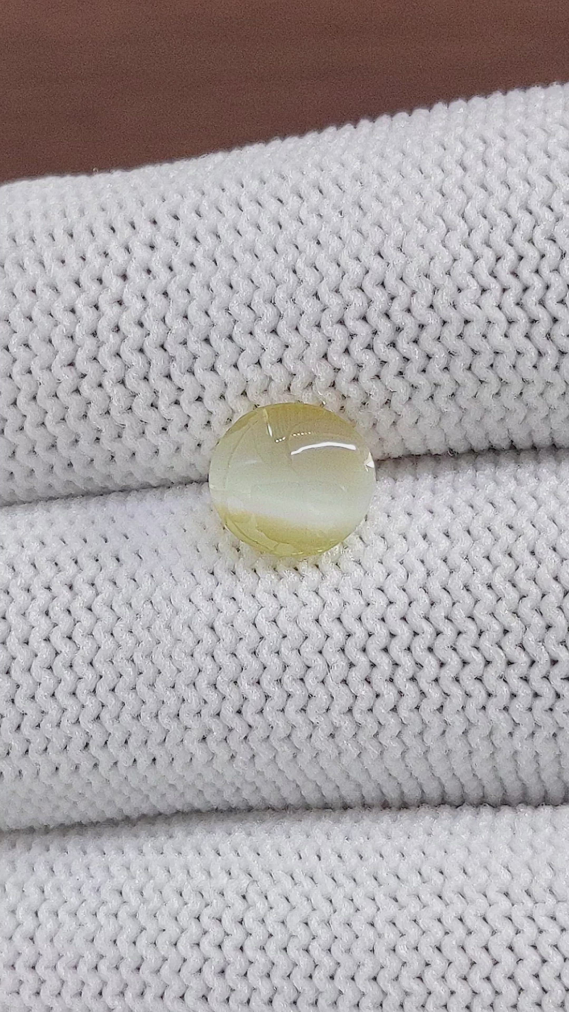 2.51 Ct. Cabochon Chrysoberyl from Tanzania Size Video