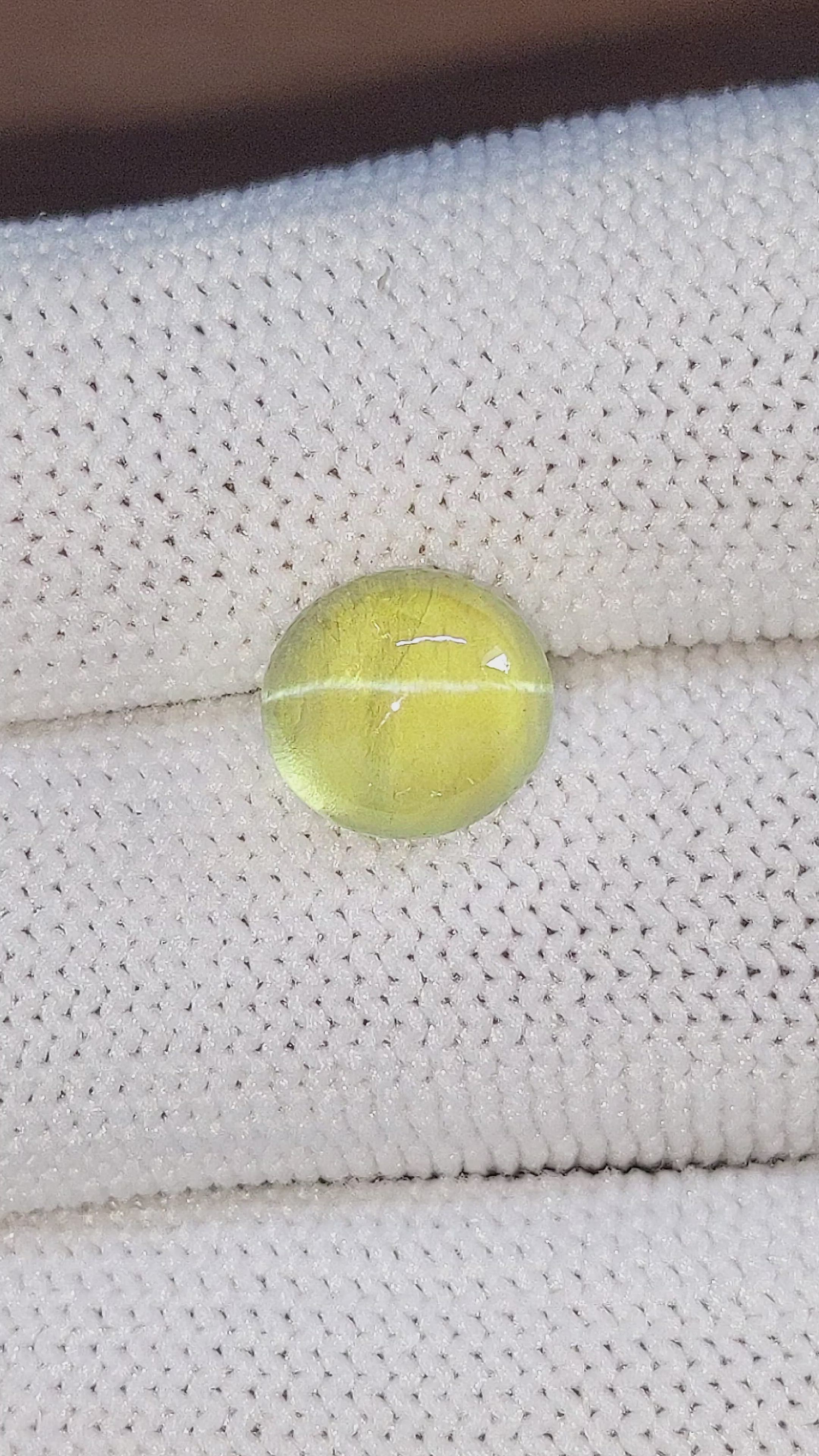 4.85 Ct. Cabochon Chrysoberyl from Tanzania Size Video