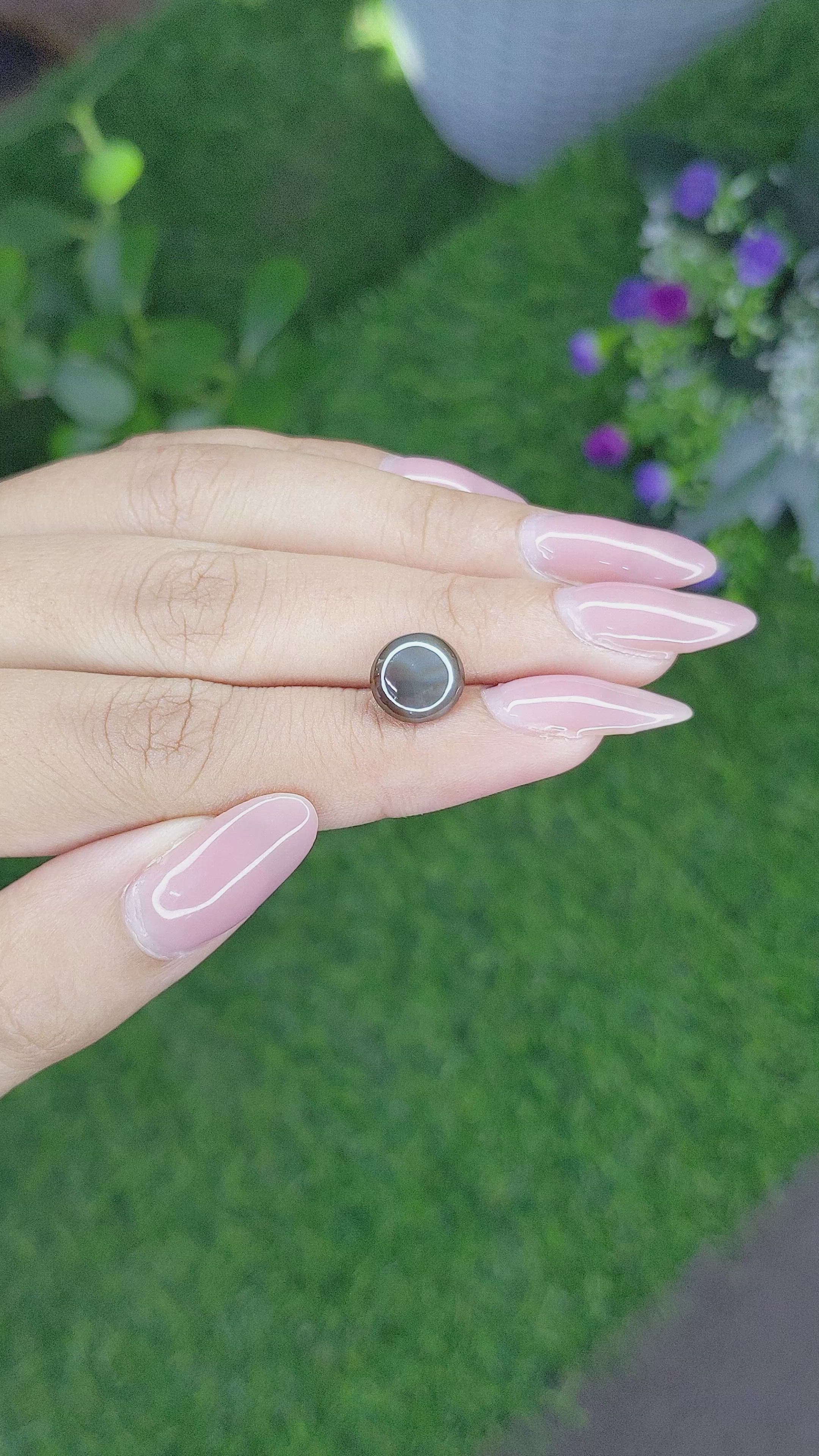 3.92 Ct. Cabochon Chrysoberyl from Tanzania Size Video