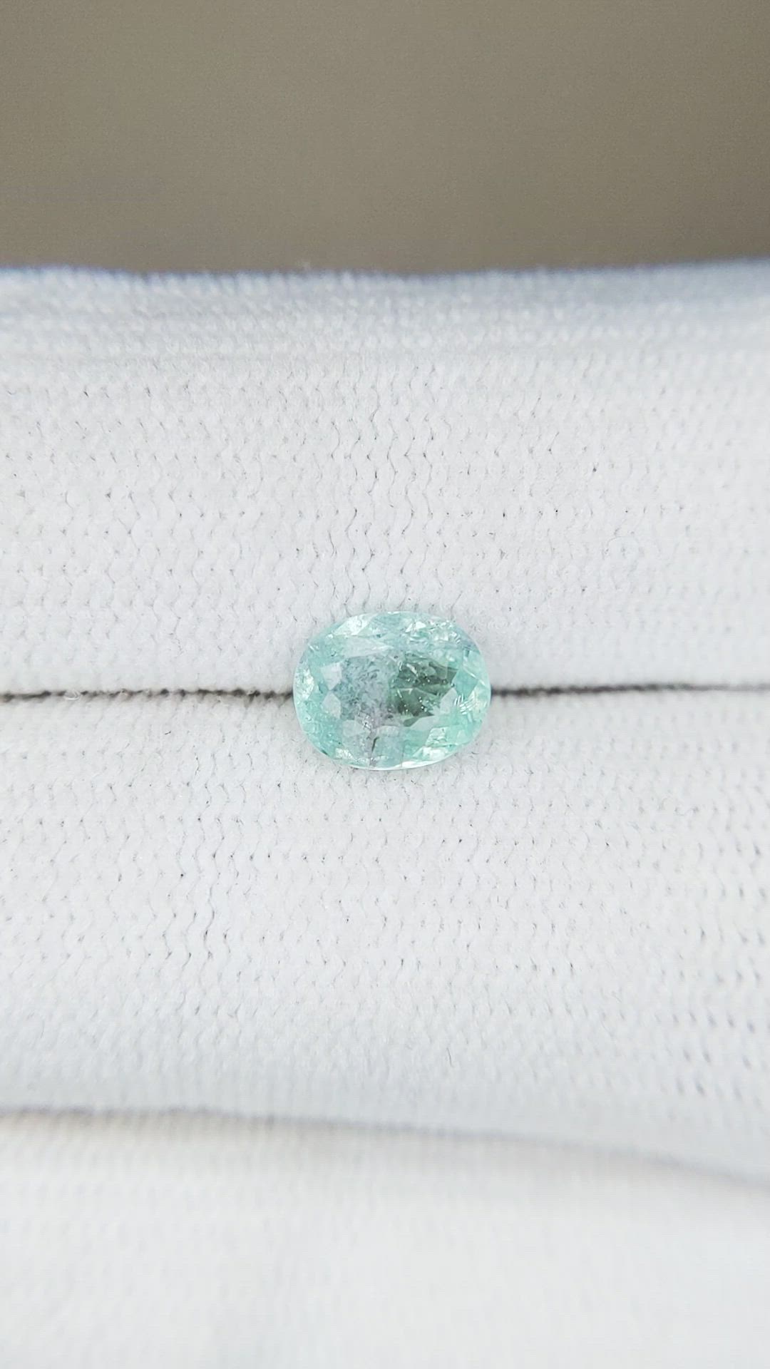 0.78 Ct. Paraiba Tourmaline from Mozambique Size Video