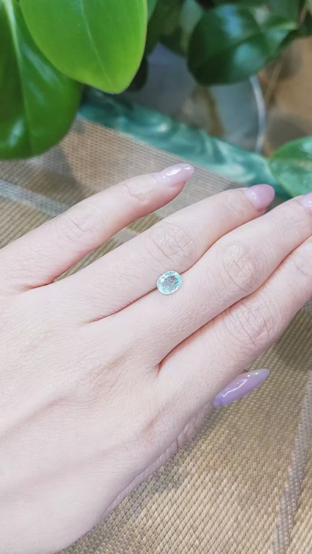 0.78 Ct. Paraiba Tourmaline from Mozambique Size Video