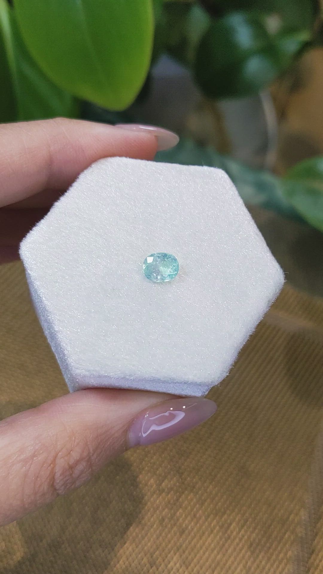 0.78 Ct. Paraiba Tourmaline from Mozambique Size Video