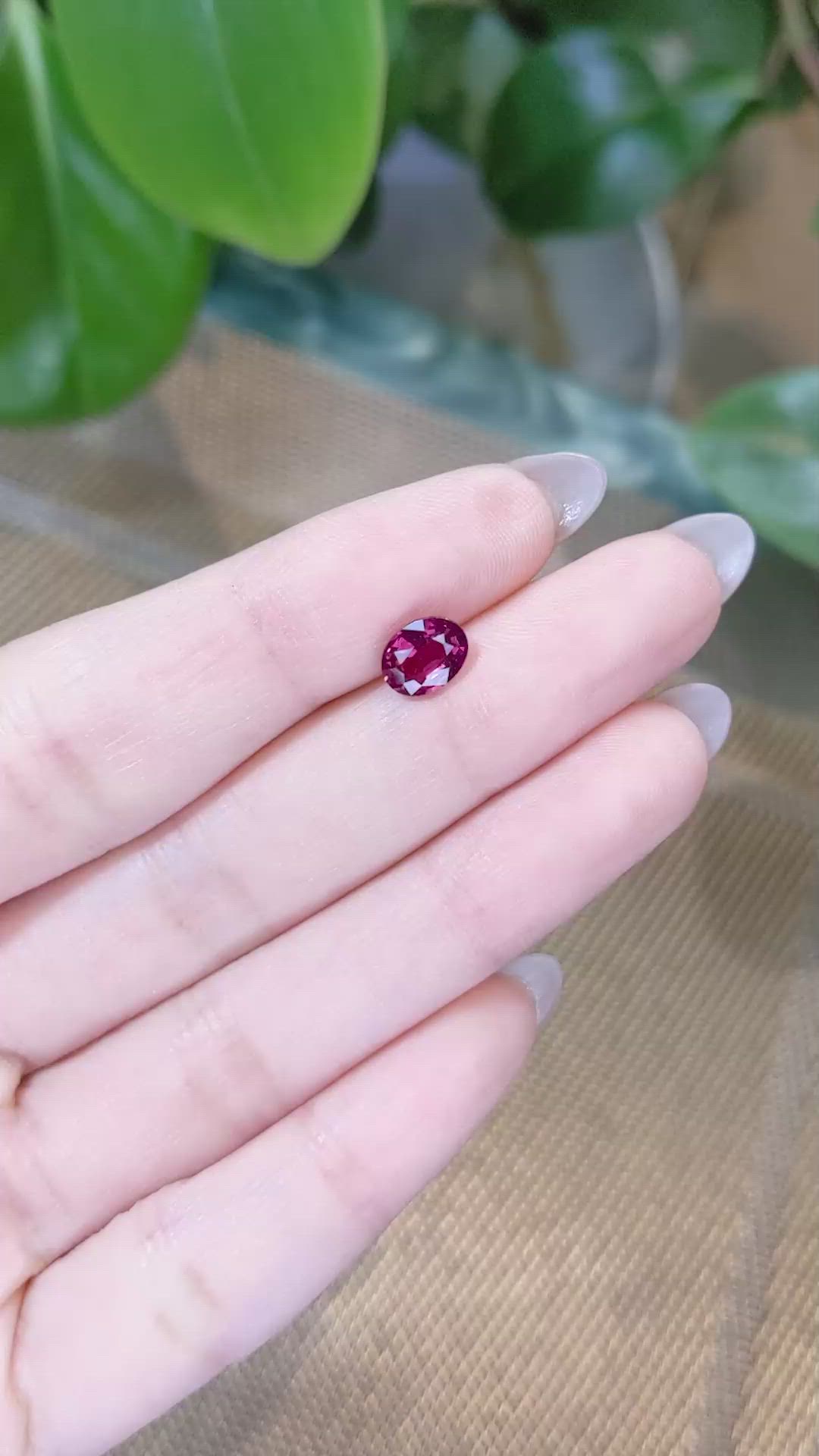 1.29 Ct. Tourmaline from Africa Size Video