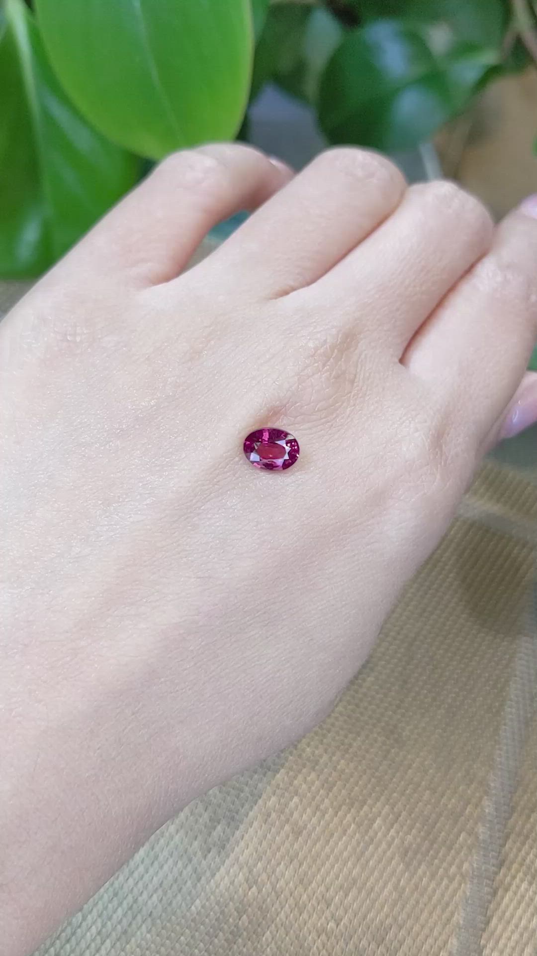 1.29 Ct. Tourmaline from Africa Size Video