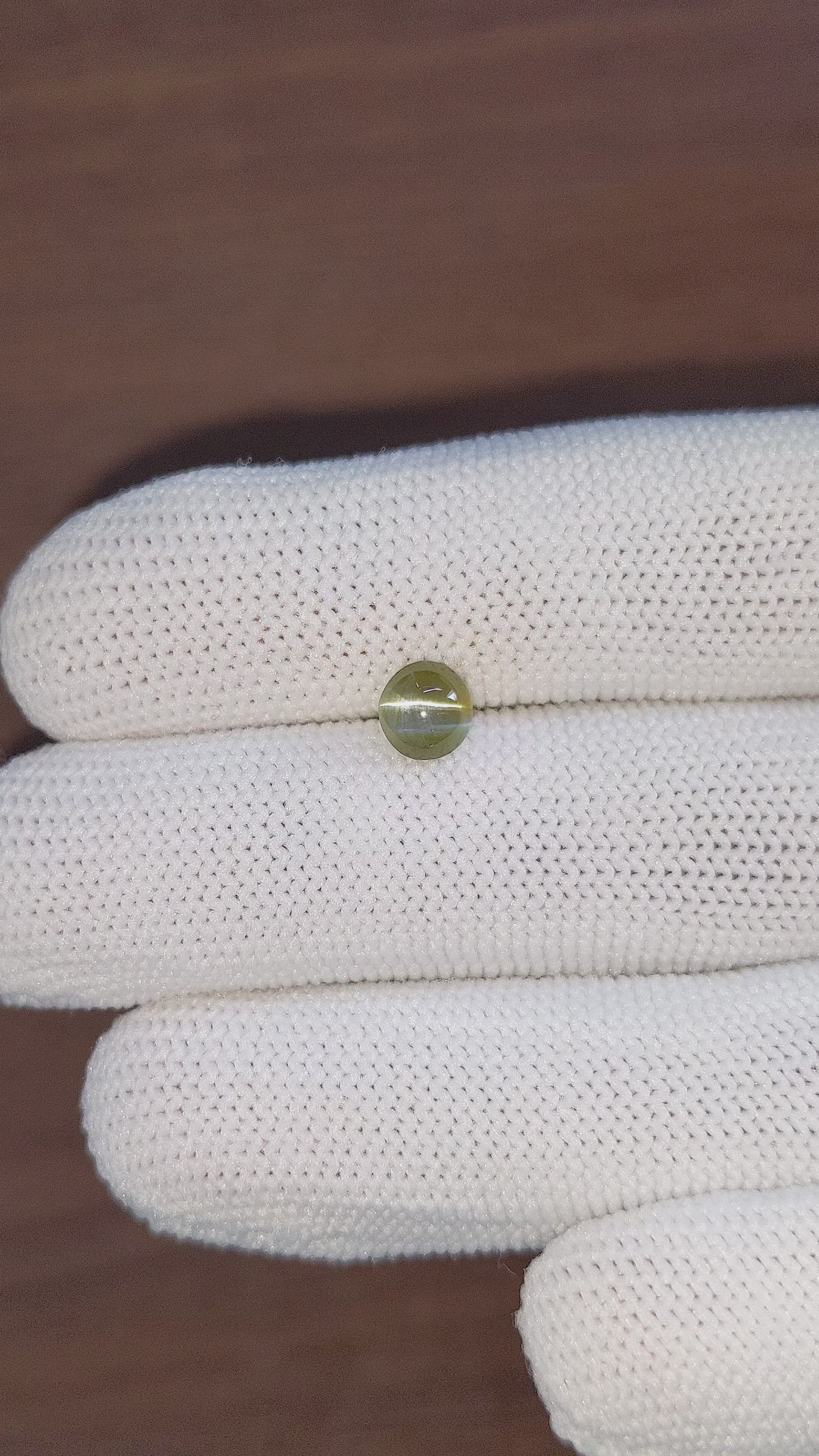 1.18 Ct. Cabochon Chrysoberyl from Tanzania Size Video