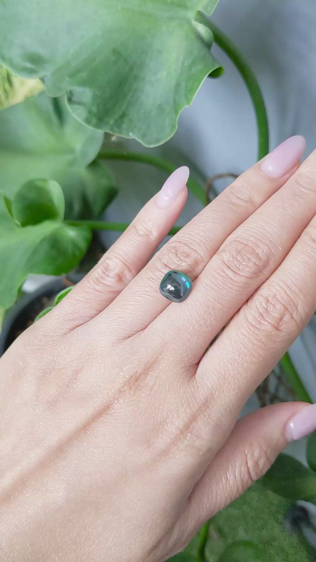 3.30 Ct. Cabochon Topaz from Brazil Size Video