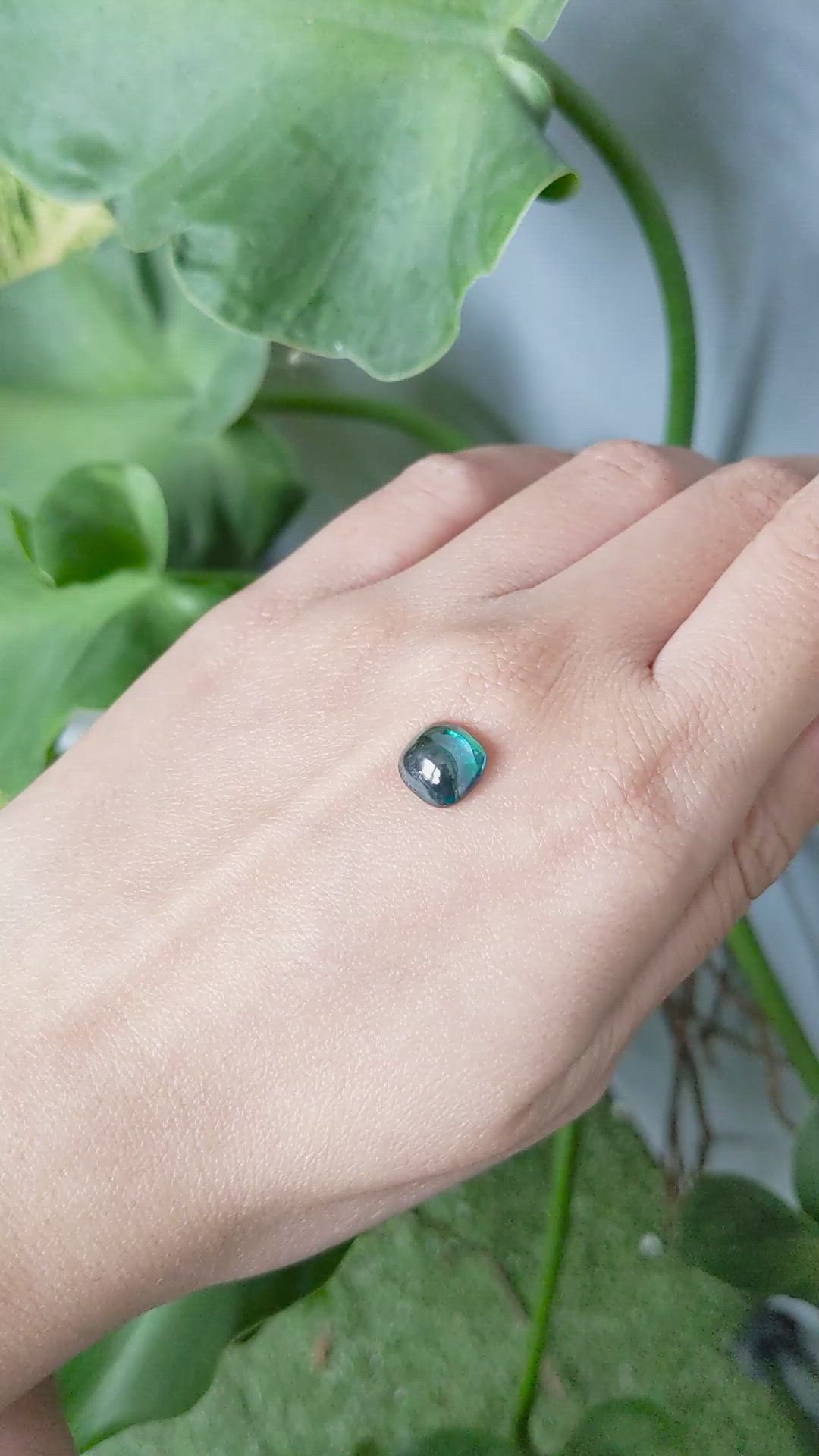 3.30 Ct. Cabochon Topaz from Brazil Size Video