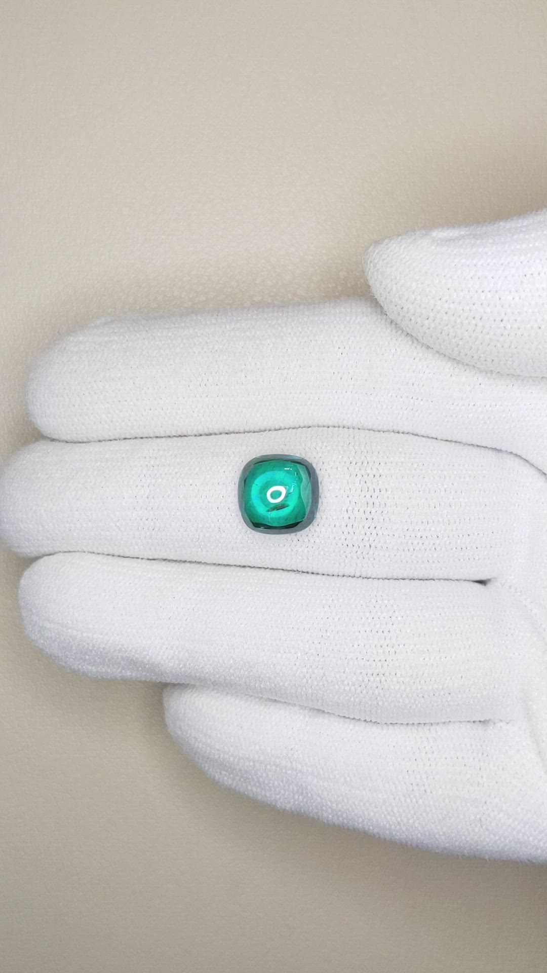 3.30 Ct. Cabochon Topaz from Brazil Size Video