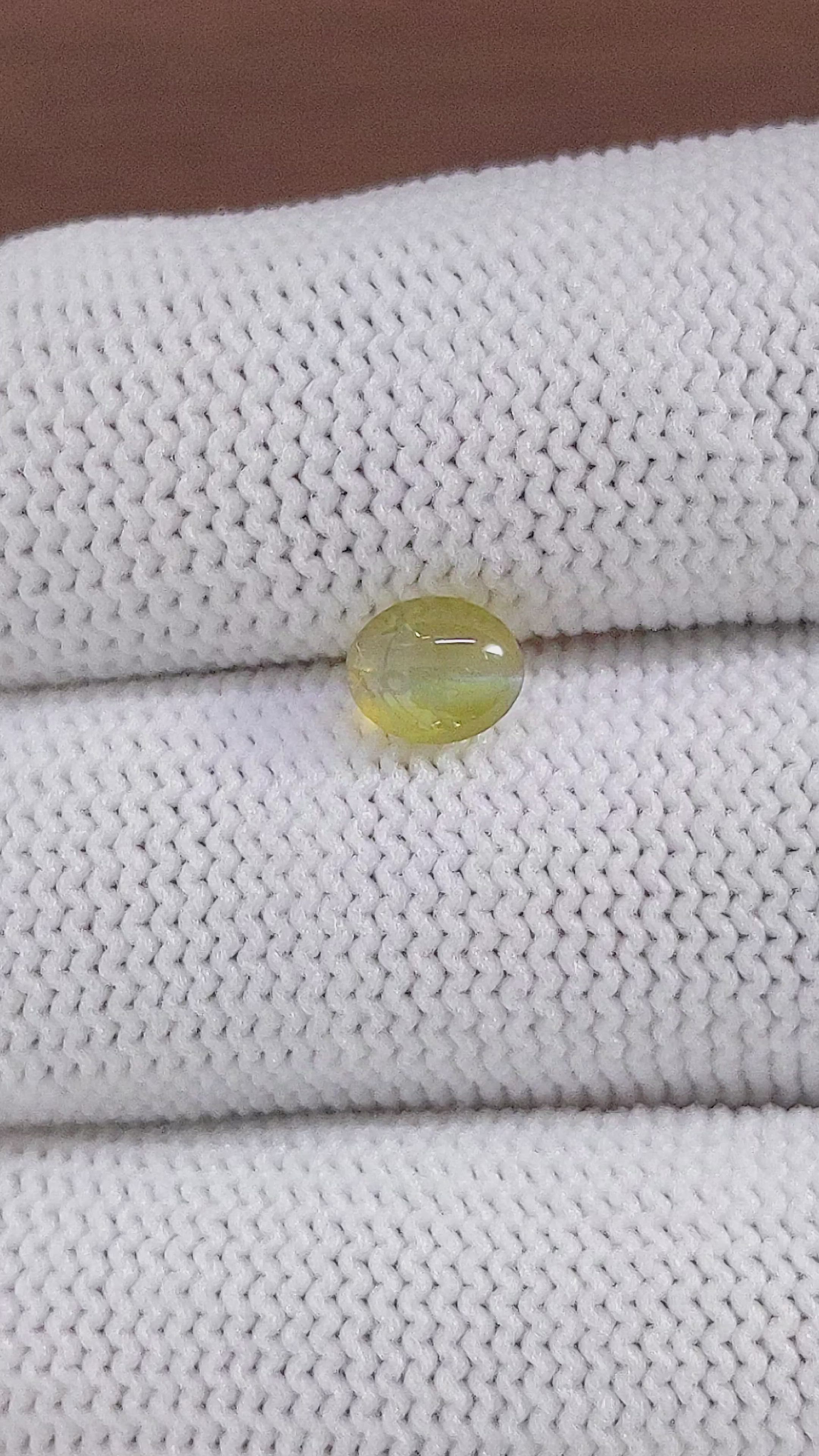 1.29 Ct. Cabochon Chrysoberyl from Tanzania Size Video