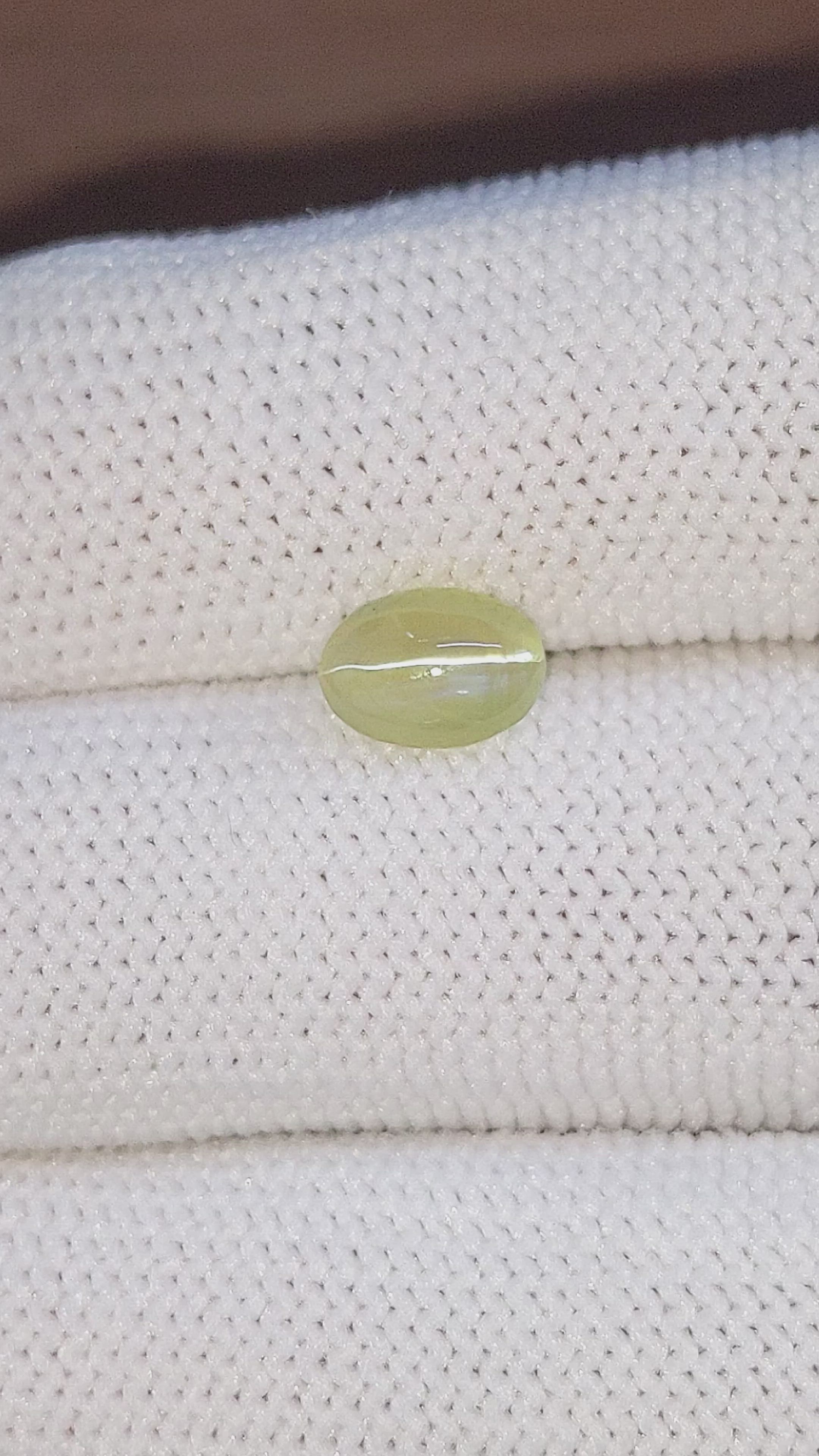 1.47 Ct. Cabochon Chrysoberyl from Tanzania Size Video