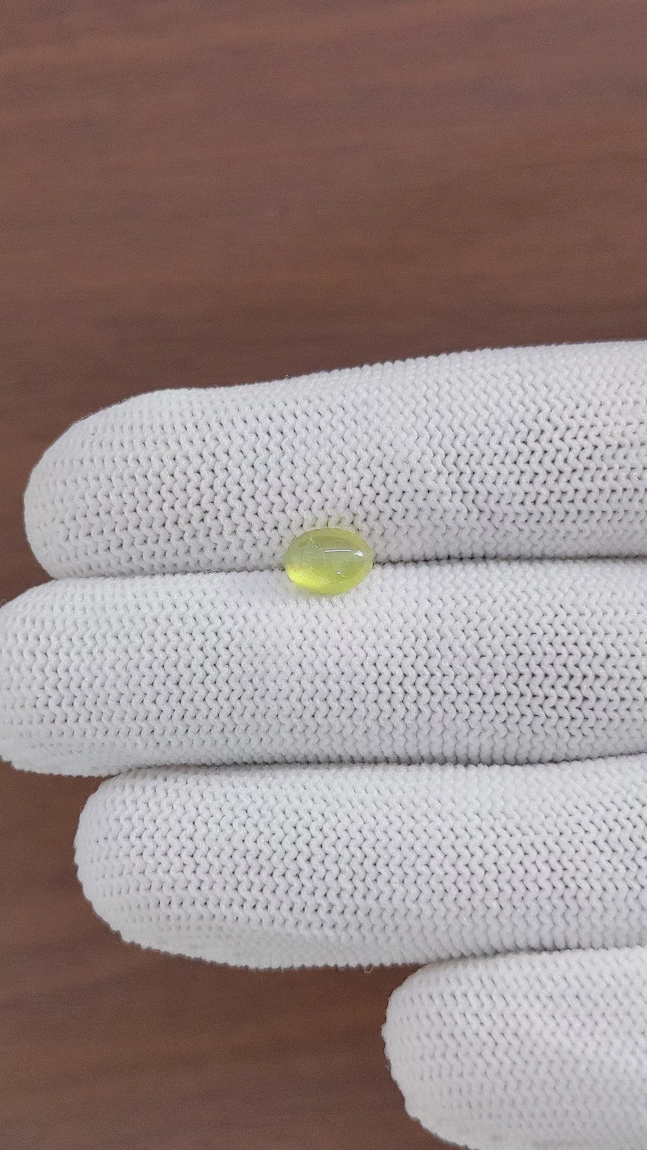 1.52 Ct. Cabochon Chrysoberyl from Tanzania Size Video