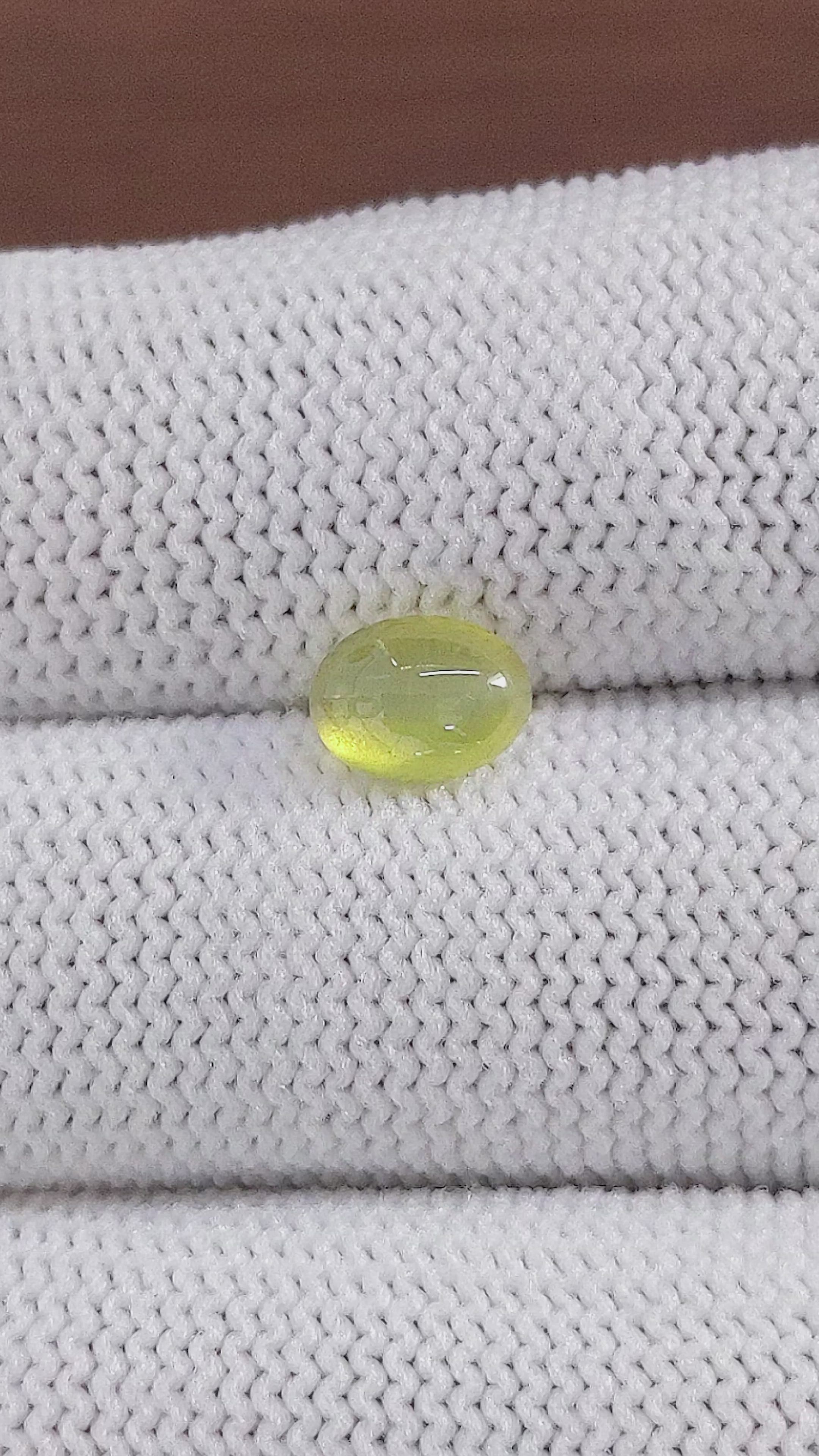 1.52 Ct. Cabochon Chrysoberyl from Tanzania Size Video