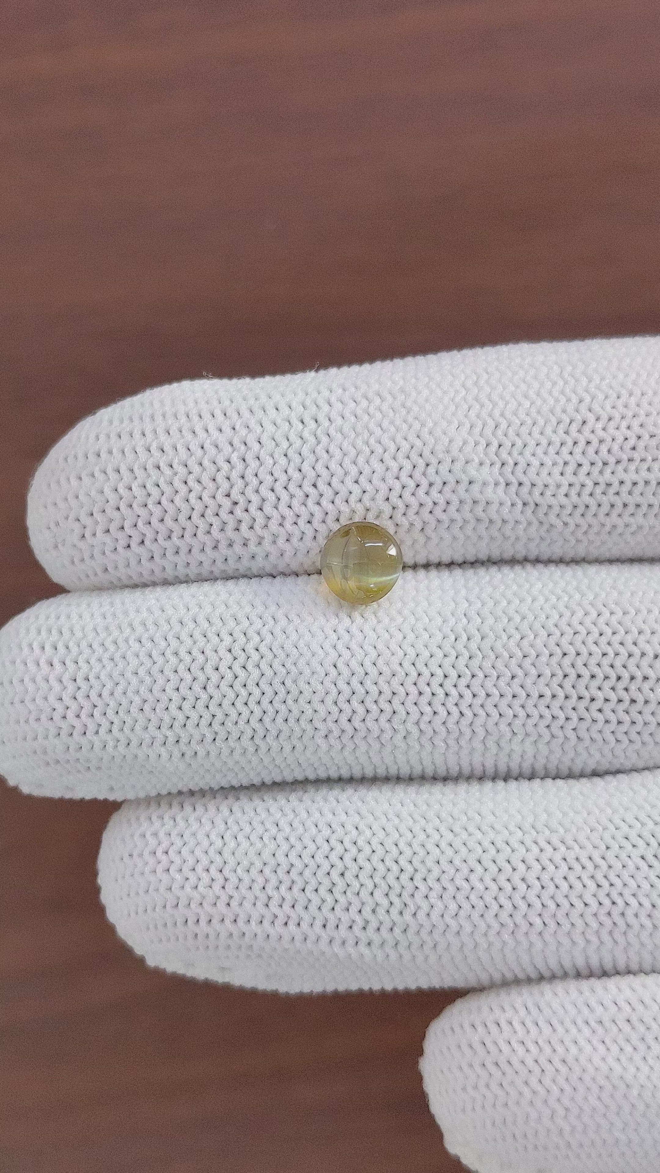 1.94 Ct. Cabochon Chrysoberyl from Tanzania Size Video