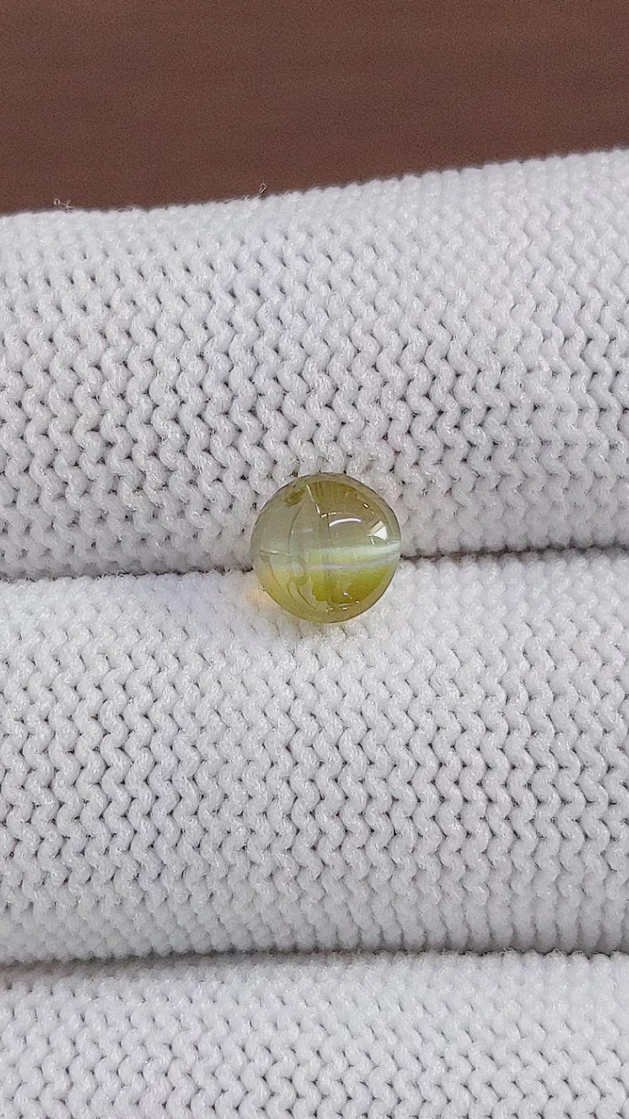 1.94 Ct. Cabochon Chrysoberyl from Tanzania Size Video