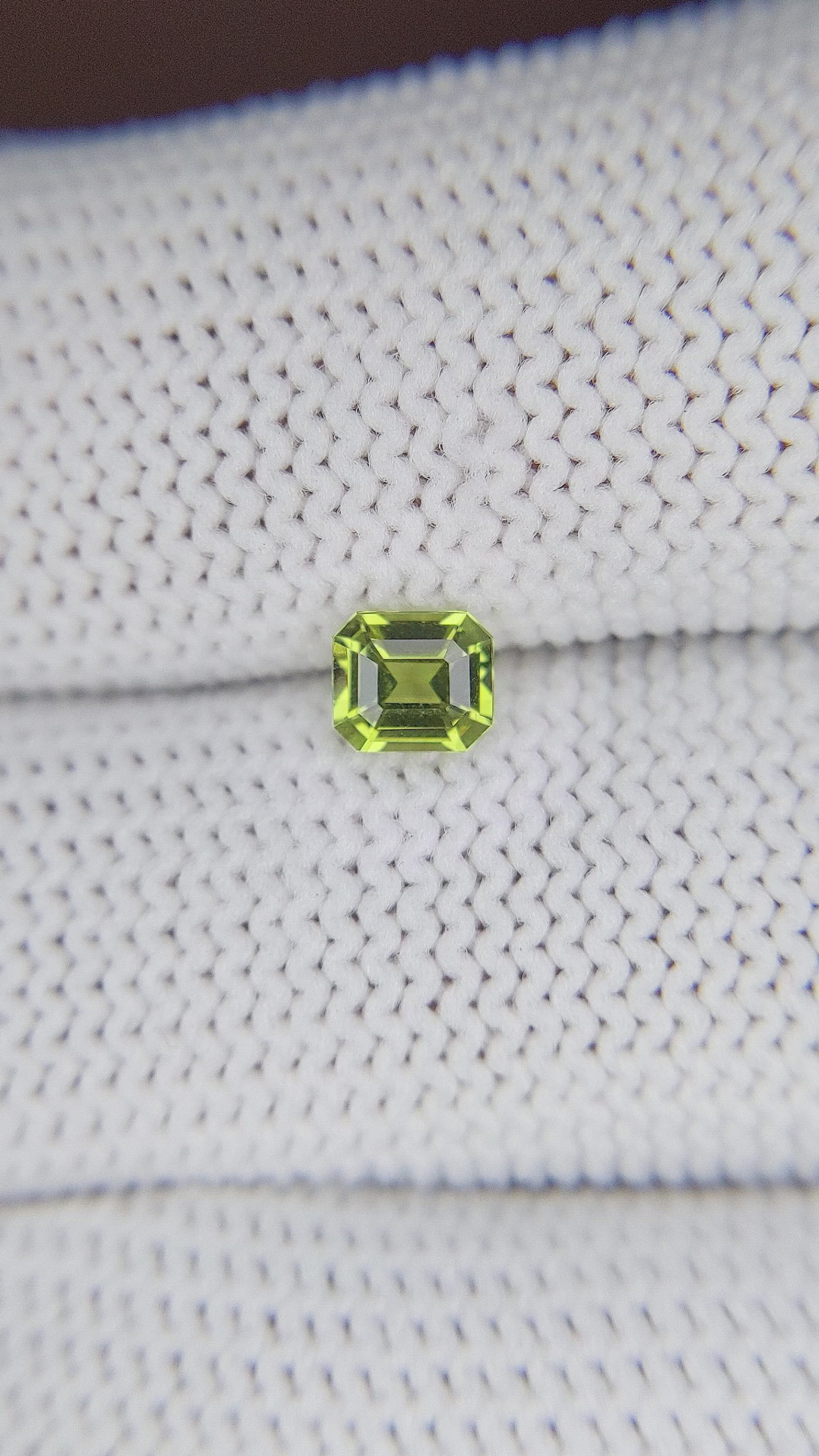 0.54 Ct. Chrysoberyl from Ceylon (Sri Lanka) Size Video