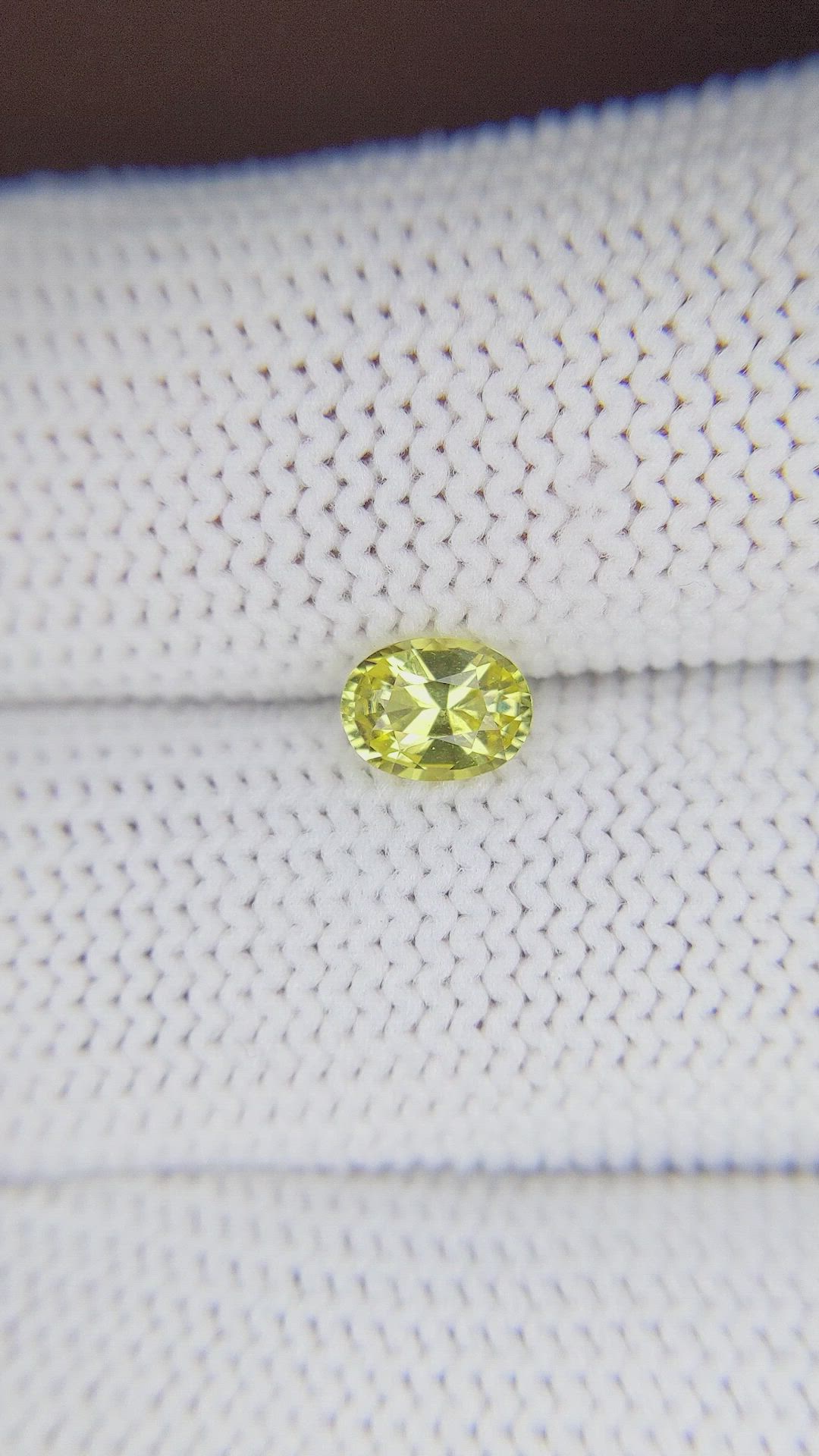 0.67 Ct. Chrysoberyl from Ceylon (Sri Lanka) Size Video