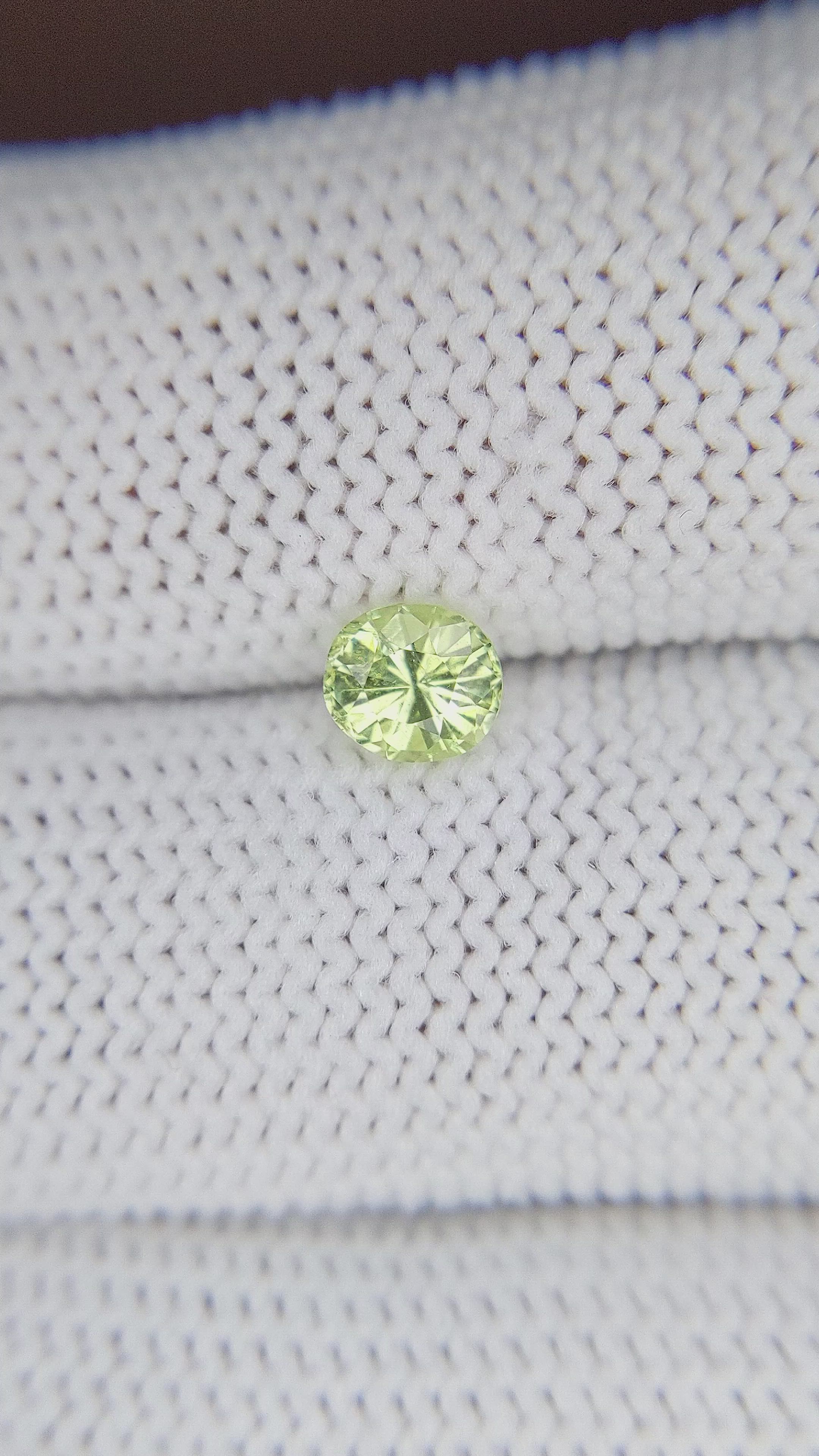 0.64 Ct. Chrysoberyl from Ceylon (Sri Lanka) Size Video
