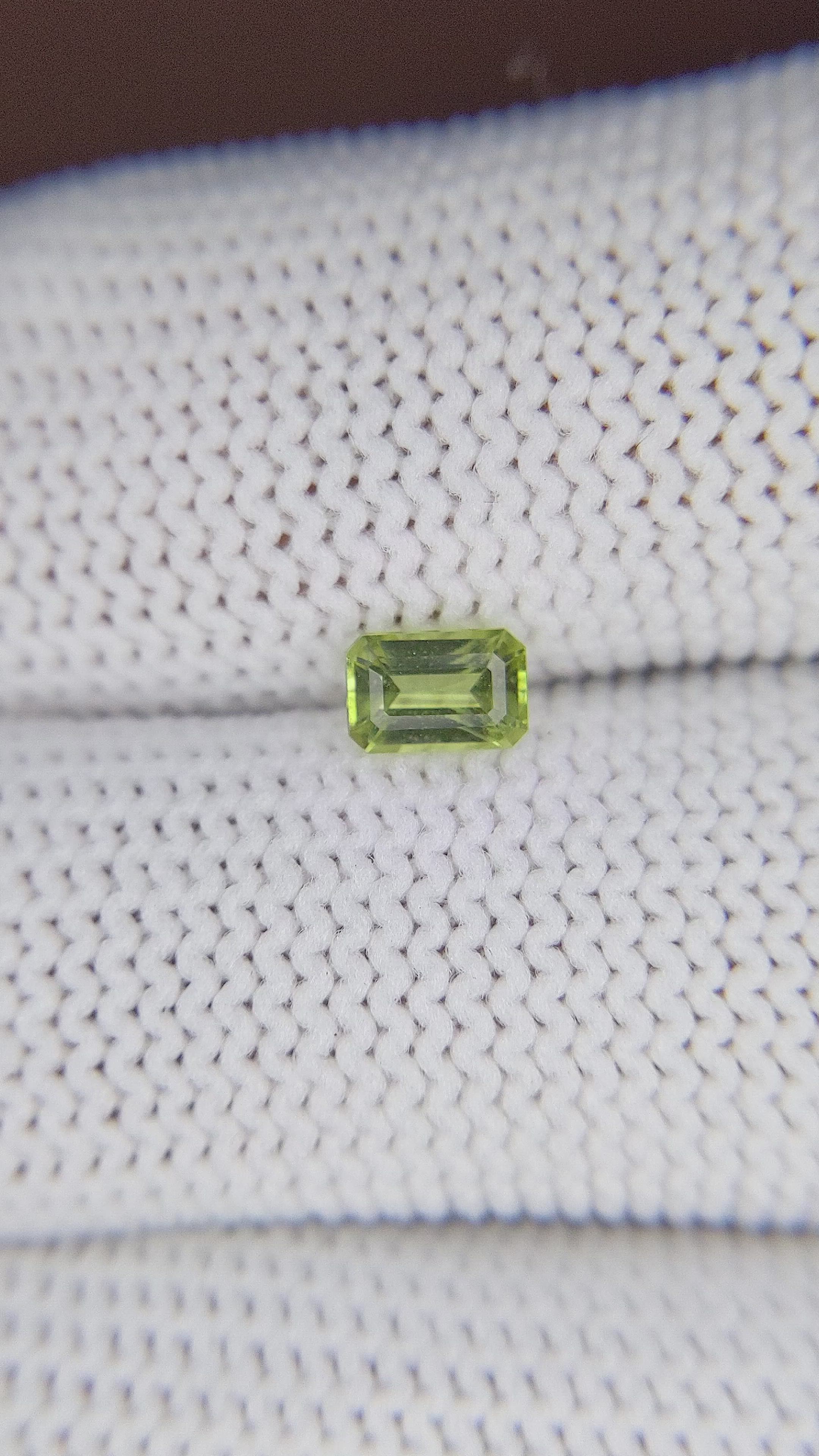 0.54 Ct. Chrysoberyl from Ceylon (Sri Lanka) Size Video