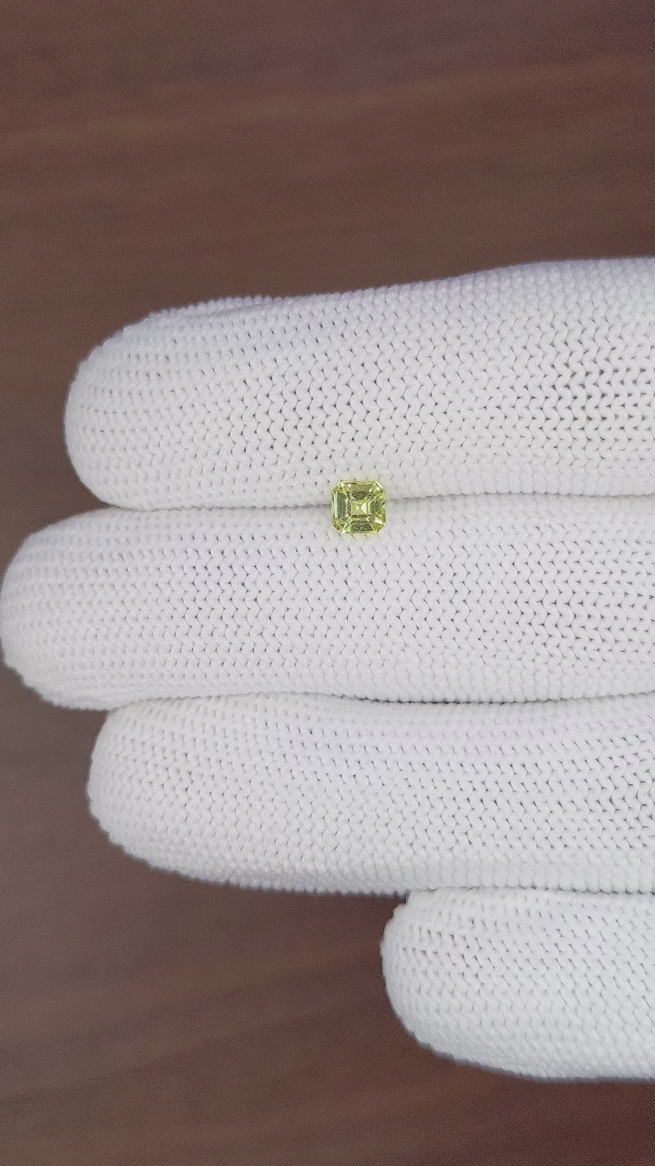 0.56 Ct. Chrysoberyl from Ceylon (Sri Lanka) Size Video