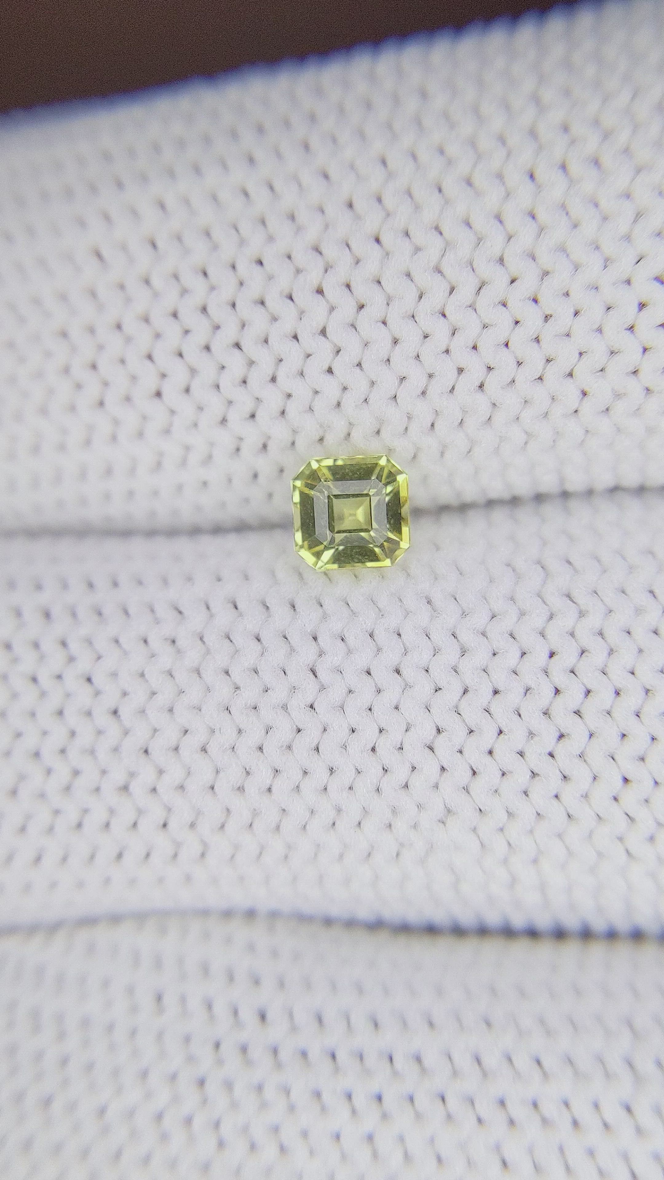 0.56 Ct. Chrysoberyl from Ceylon (Sri Lanka) Size Video