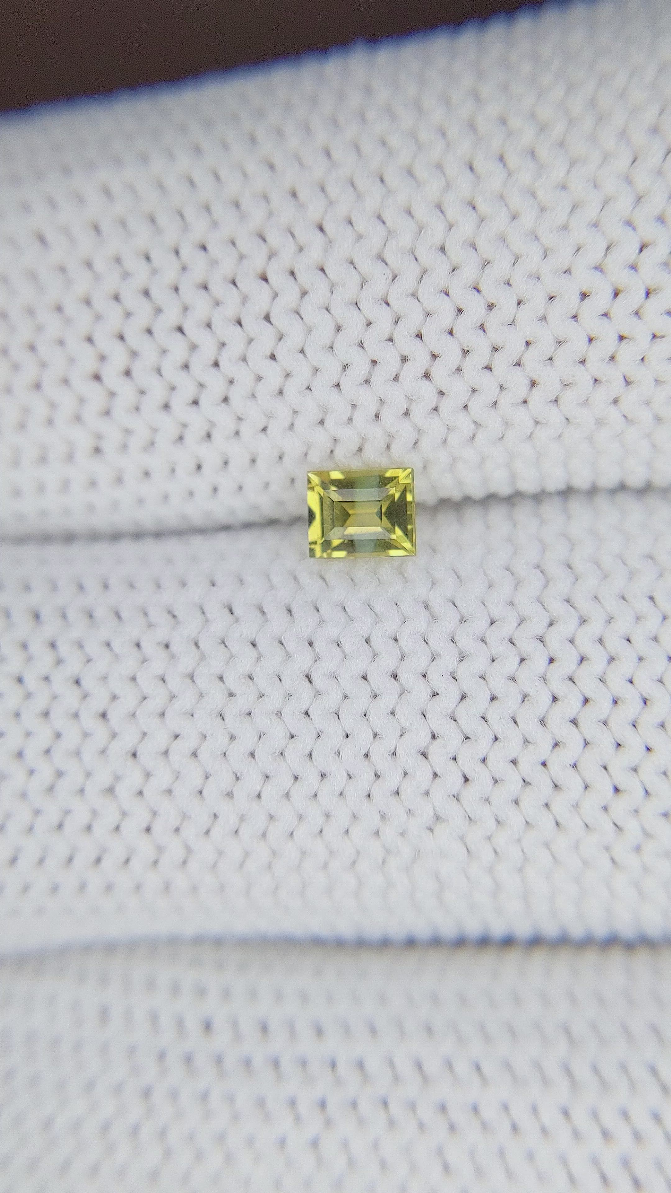 0.34 Ct. Chrysoberyl from Ceylon (Sri Lanka) Size Video