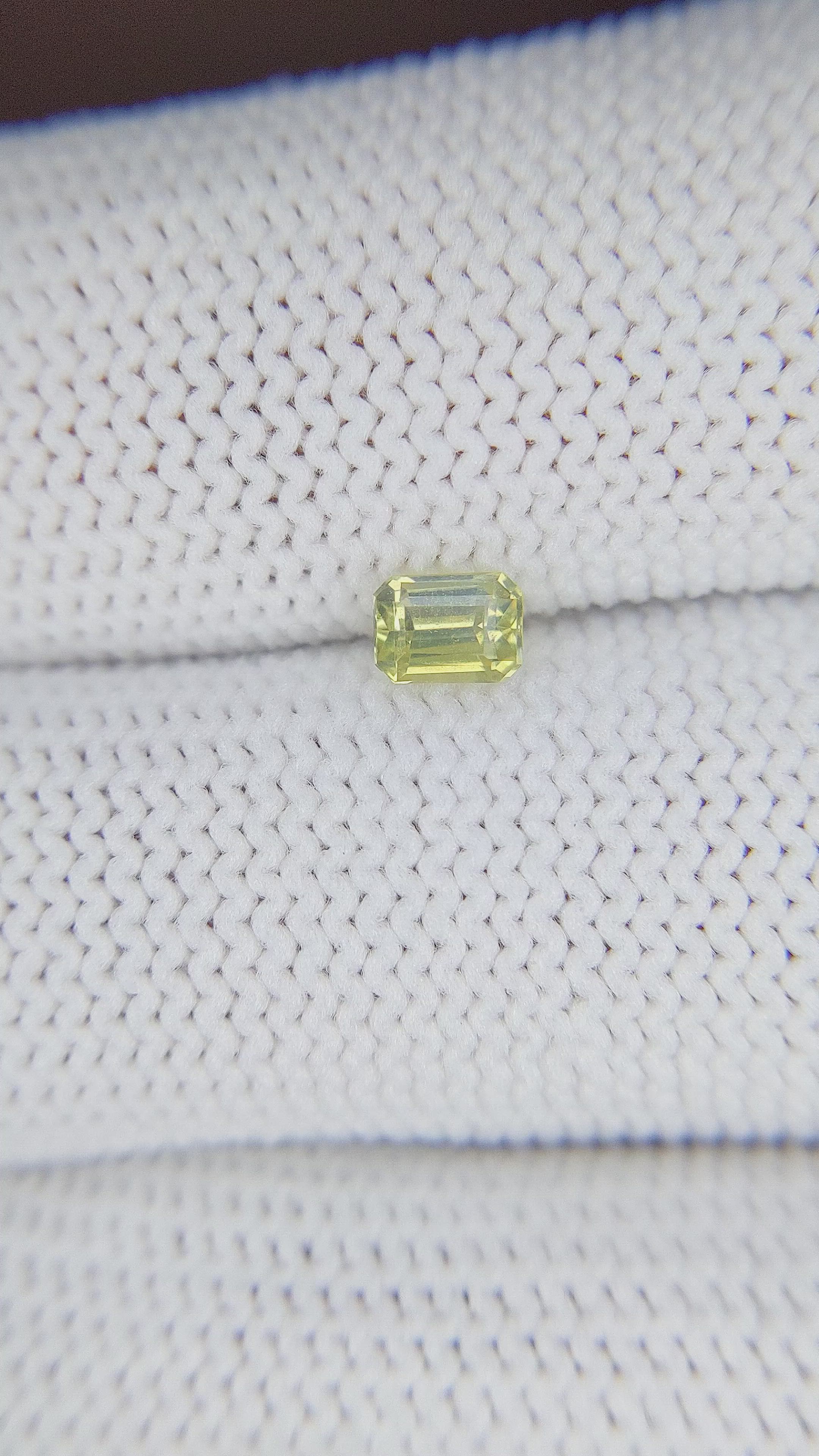 0.42 Ct. Chrysoberyl from Ceylon (Sri Lanka) Size Video