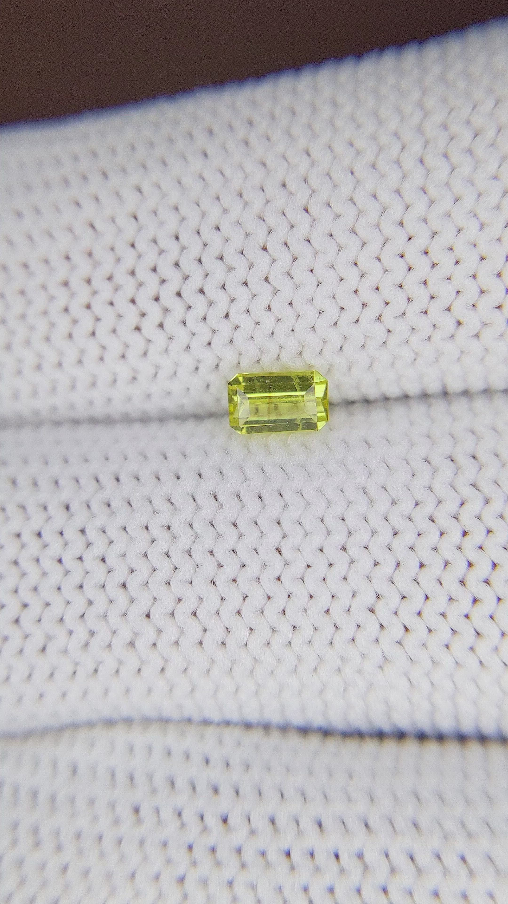 0.39 Ct. Chrysoberyl from Ceylon (Sri Lanka) Size Video