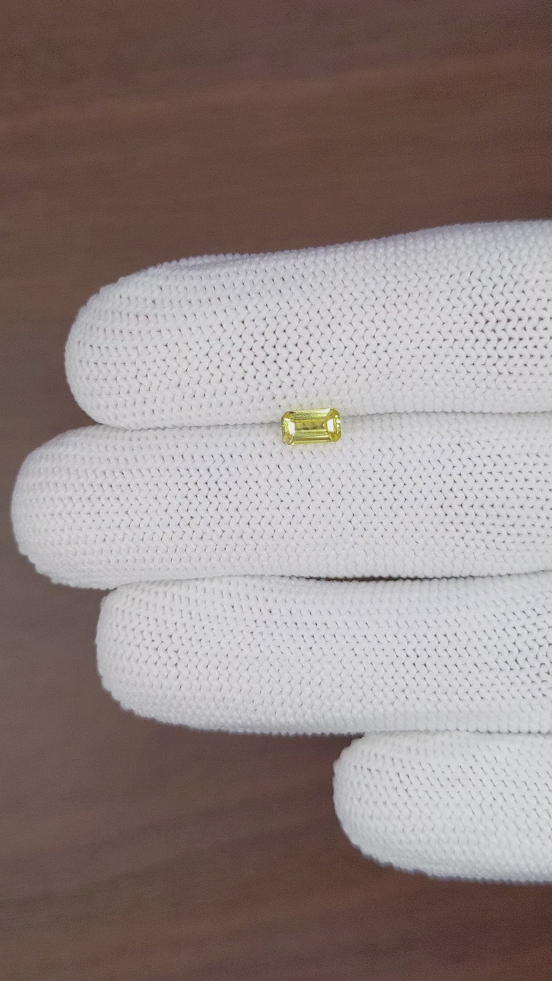 0.52 Ct. Chrysoberyl from Ceylon (Sri Lanka) Size Video