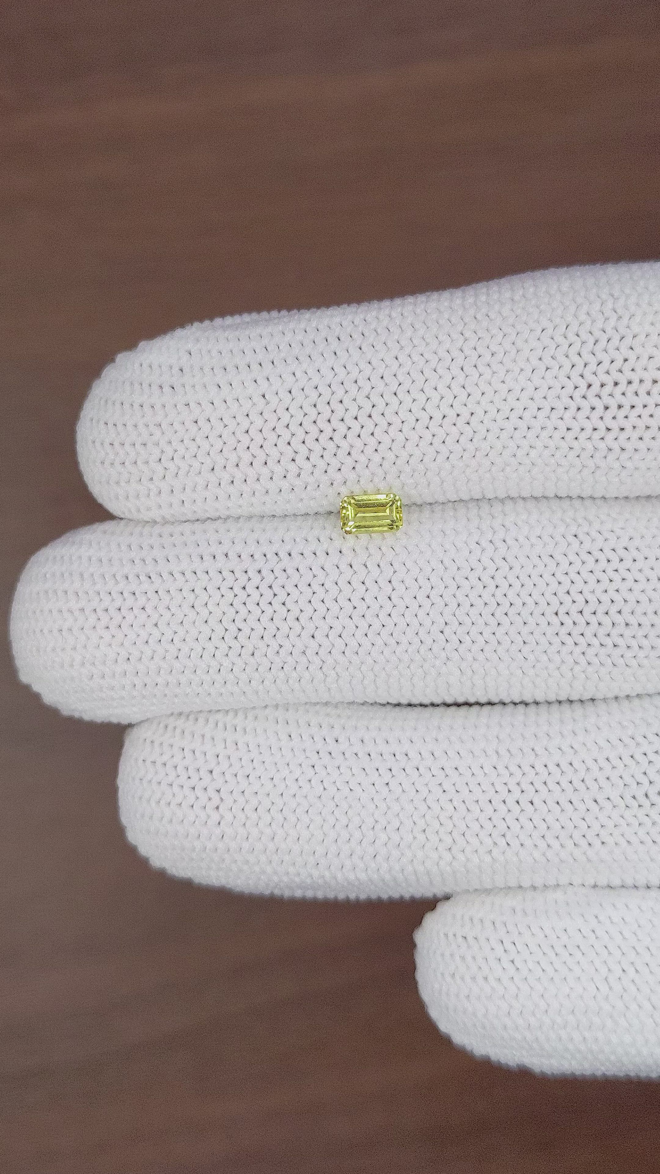 0.47 Ct. Chrysoberyl from Ceylon (Sri Lanka) Size Video