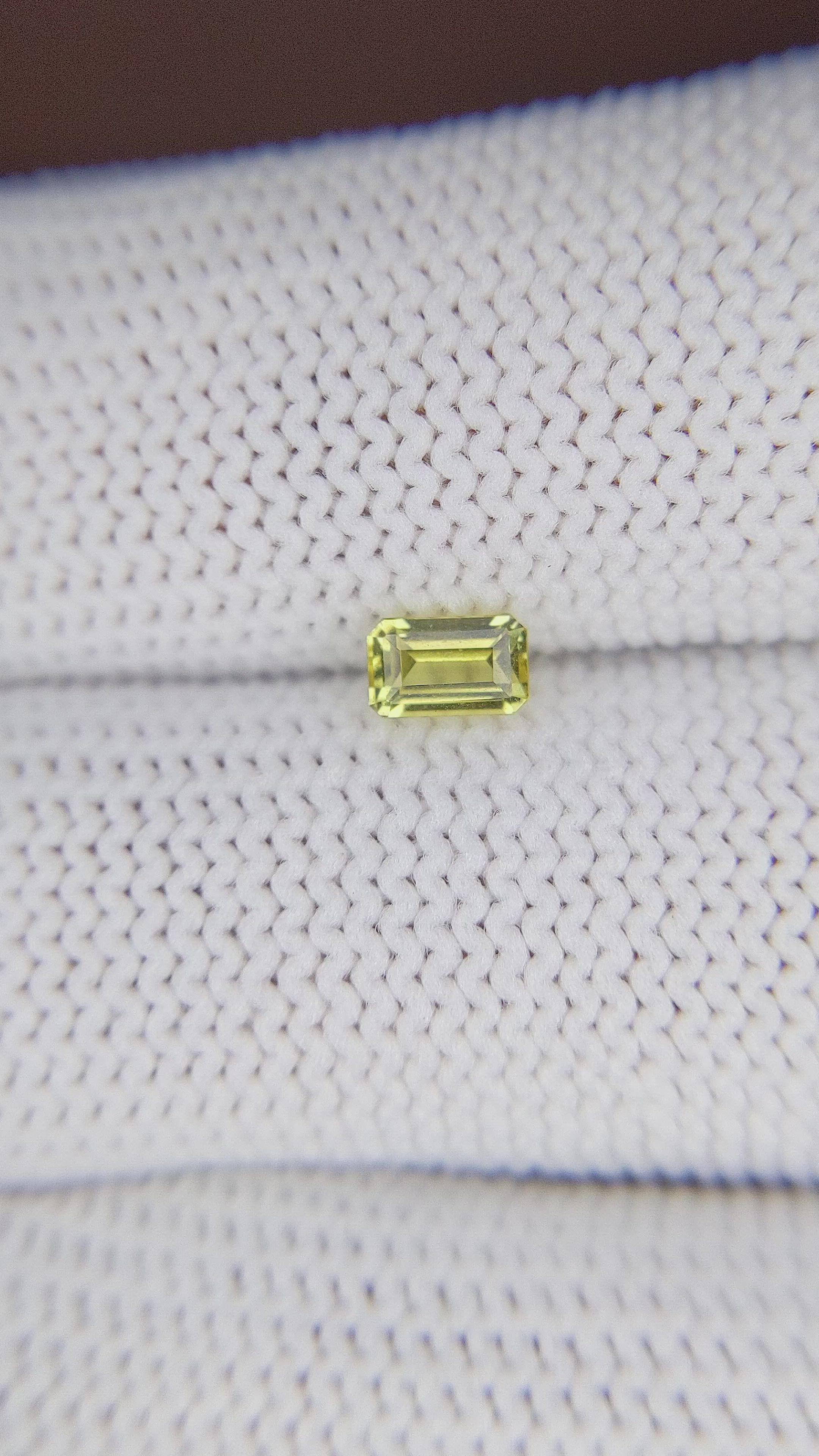 0.47 Ct. Chrysoberyl from Ceylon (Sri Lanka) Size Video