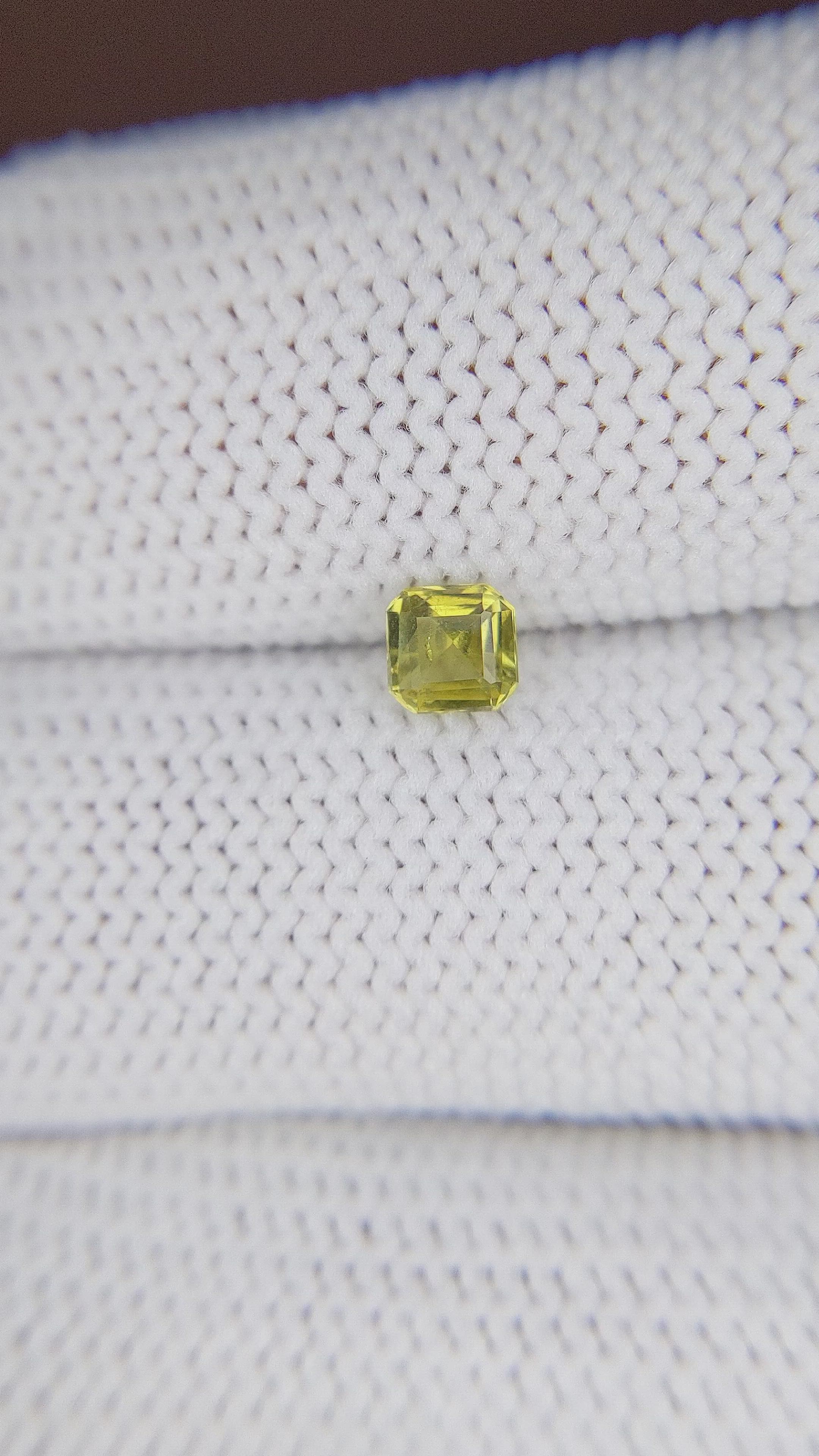 0.38 Ct. Chrysoberyl from Ceylon (Sri Lanka) Size Video