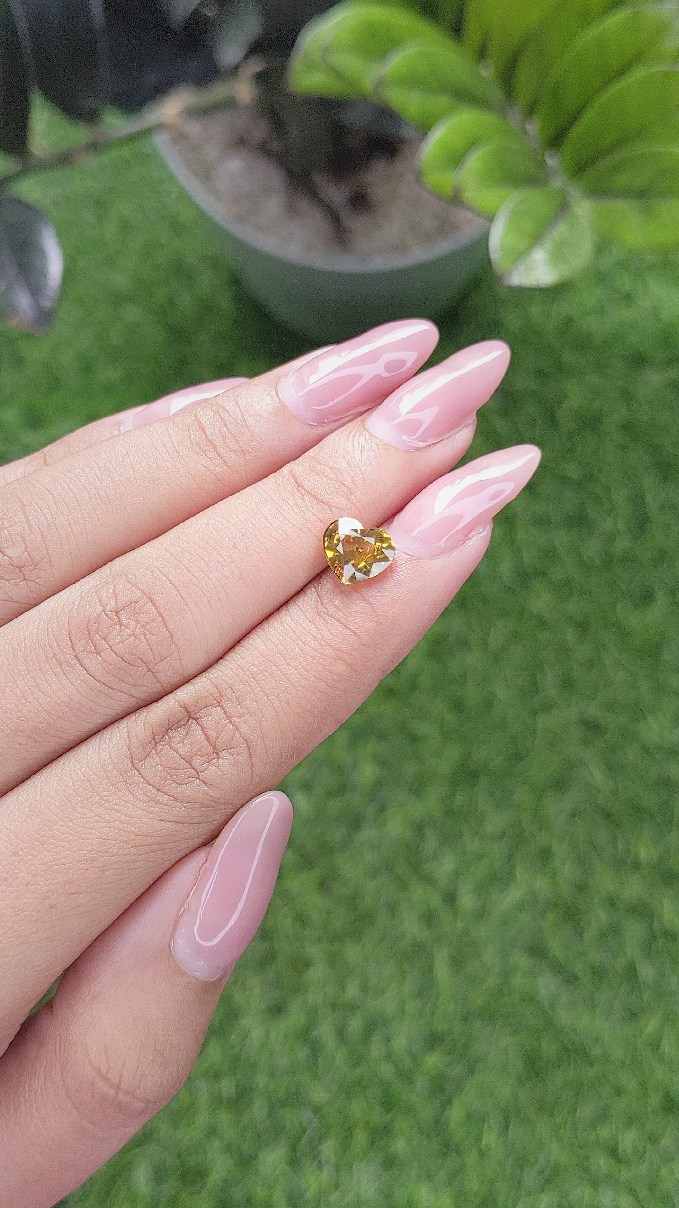 2.03 Ct. Chrysoberyl from Ceylon (Sri Lanka) Size Video