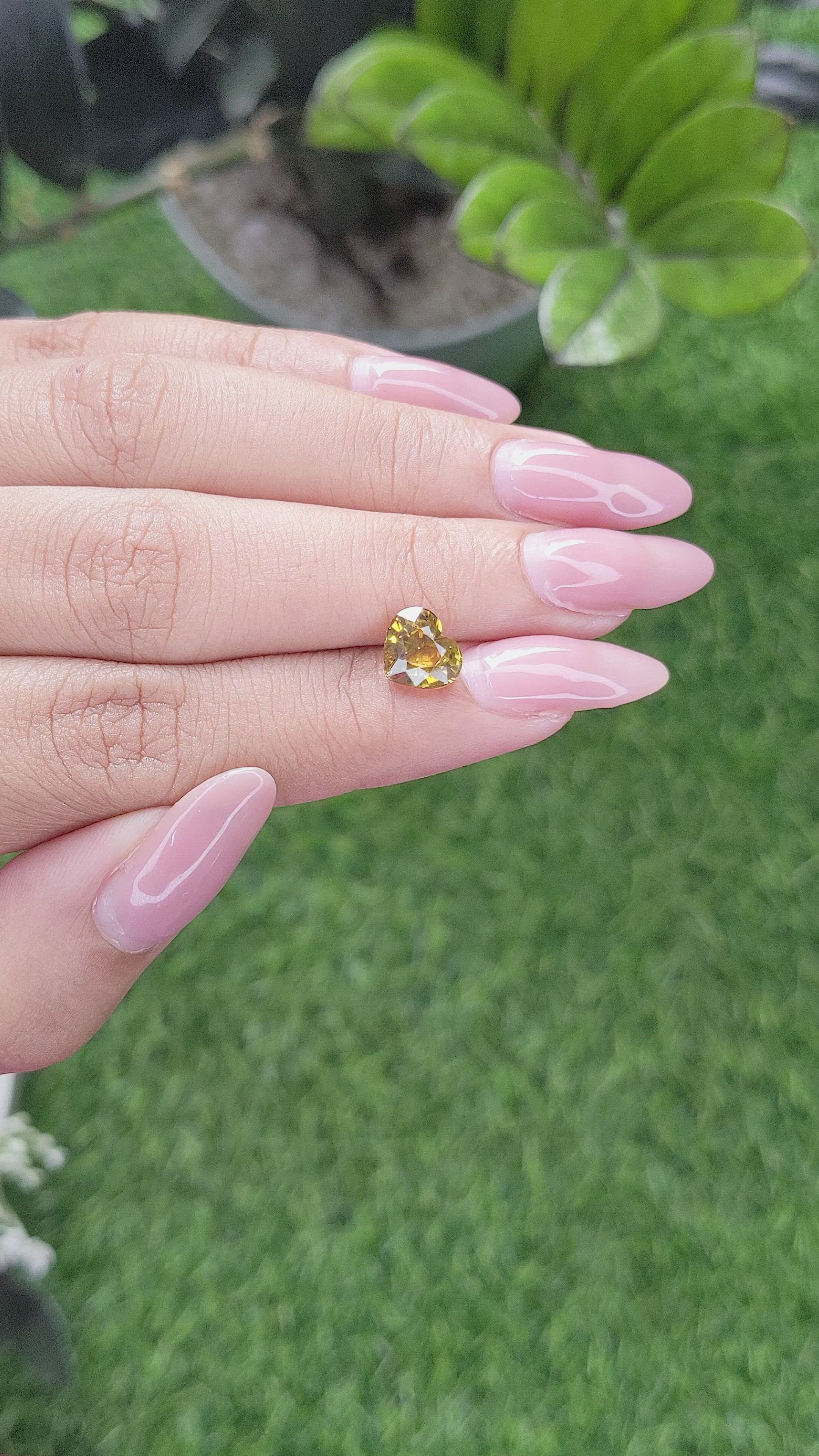 2.03 Ct. Chrysoberyl from Ceylon (Sri Lanka) Size Video