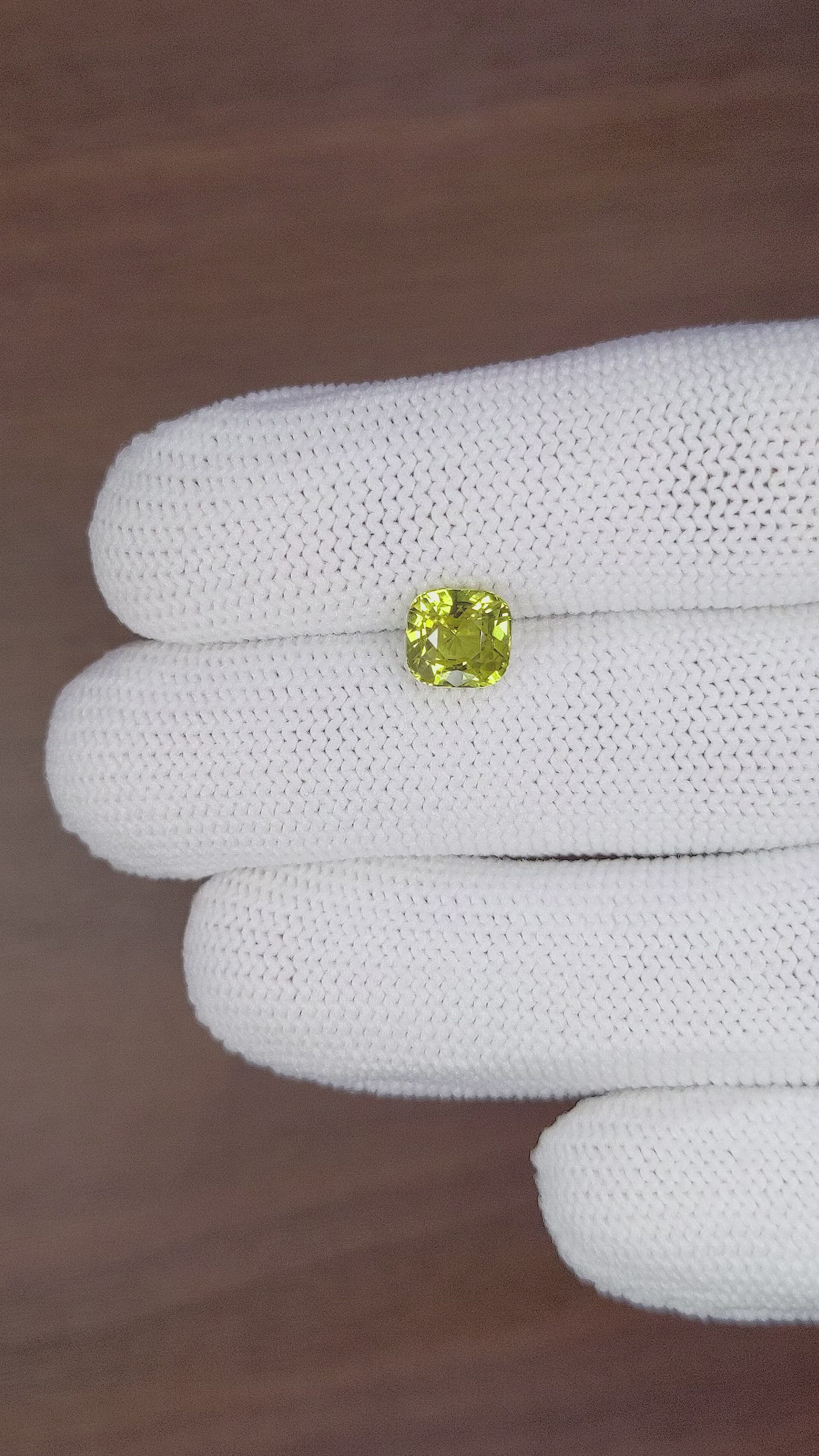 2.07 Ct. Chrysoberyl from Ceylon (Sri Lanka) Size Video