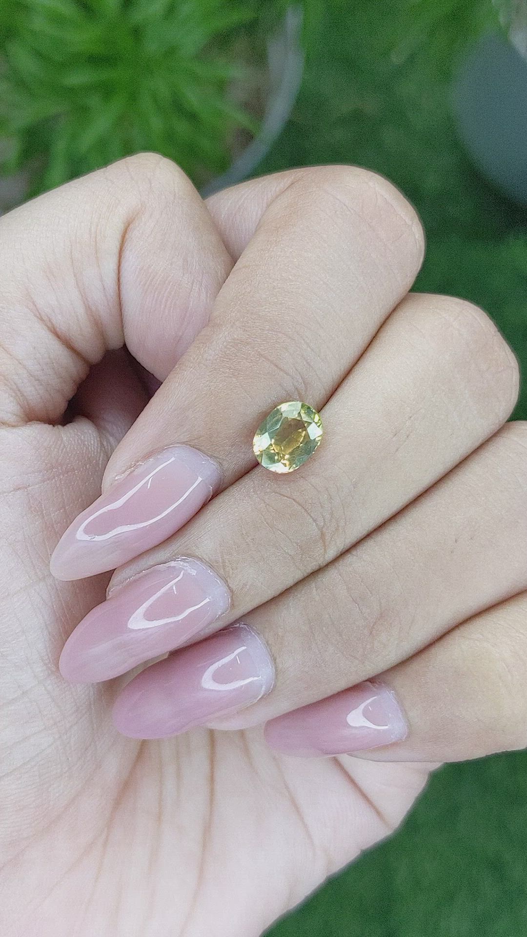 1.78 Ct. Zircon from Ceylon (Sri Lanka) Size Video